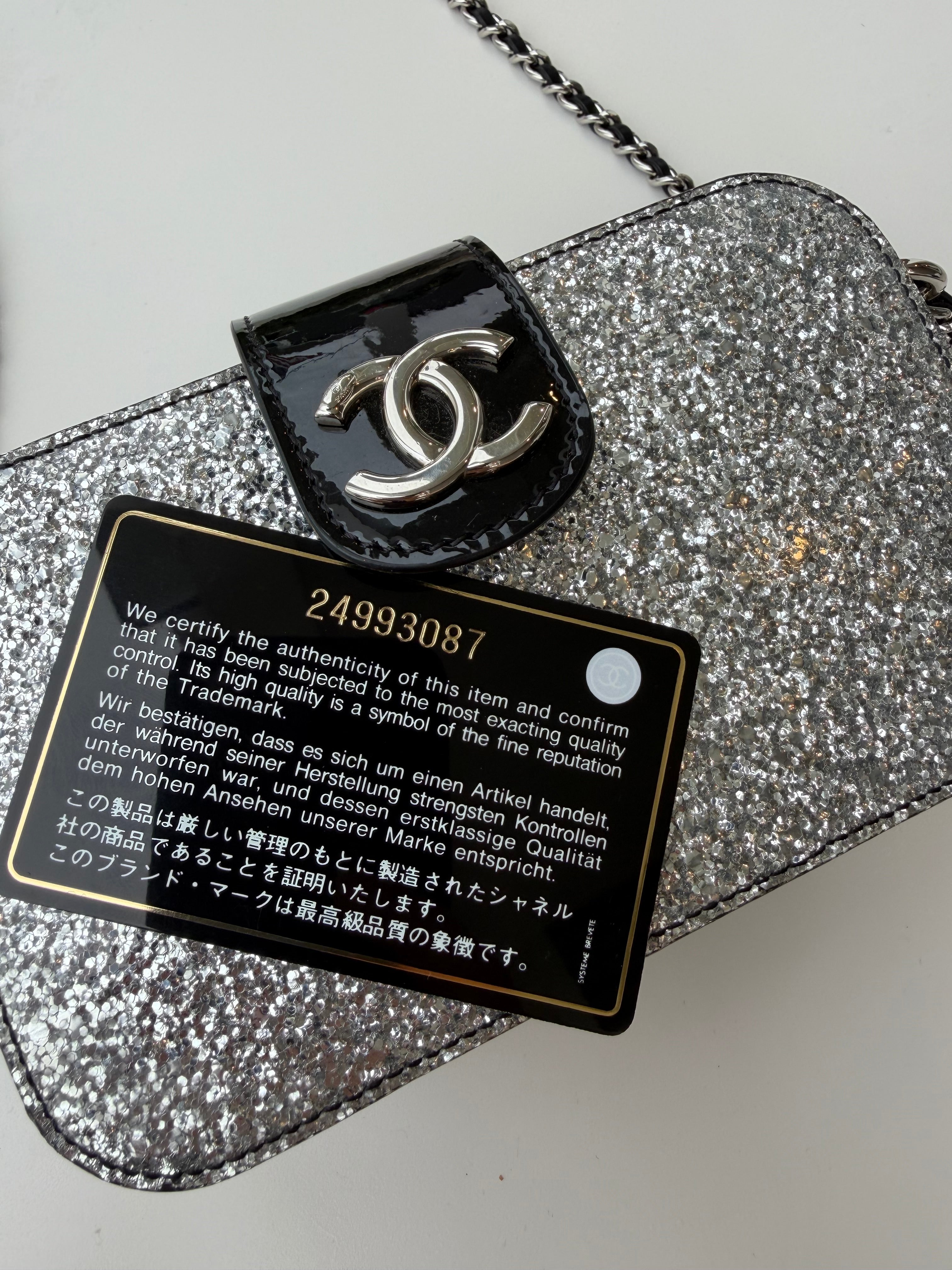 Chanel Crossbody Patent Black