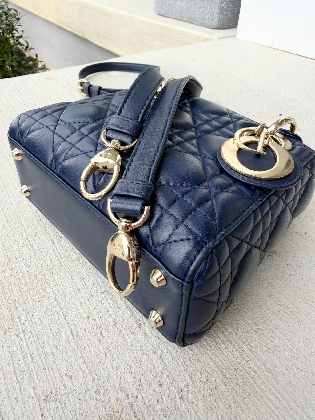 Christian Dior Mini Navy Blue