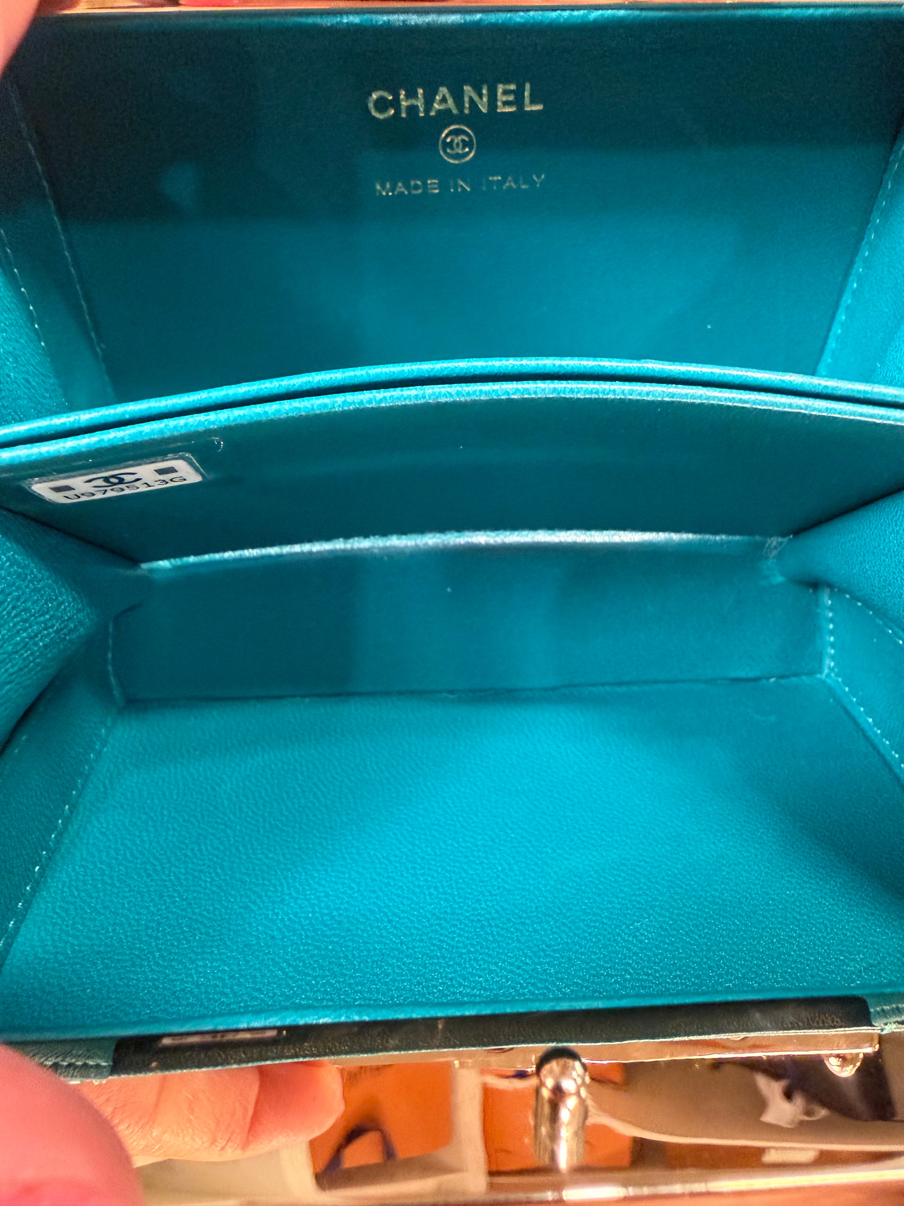 Chanel Pearl Teal Crossbody