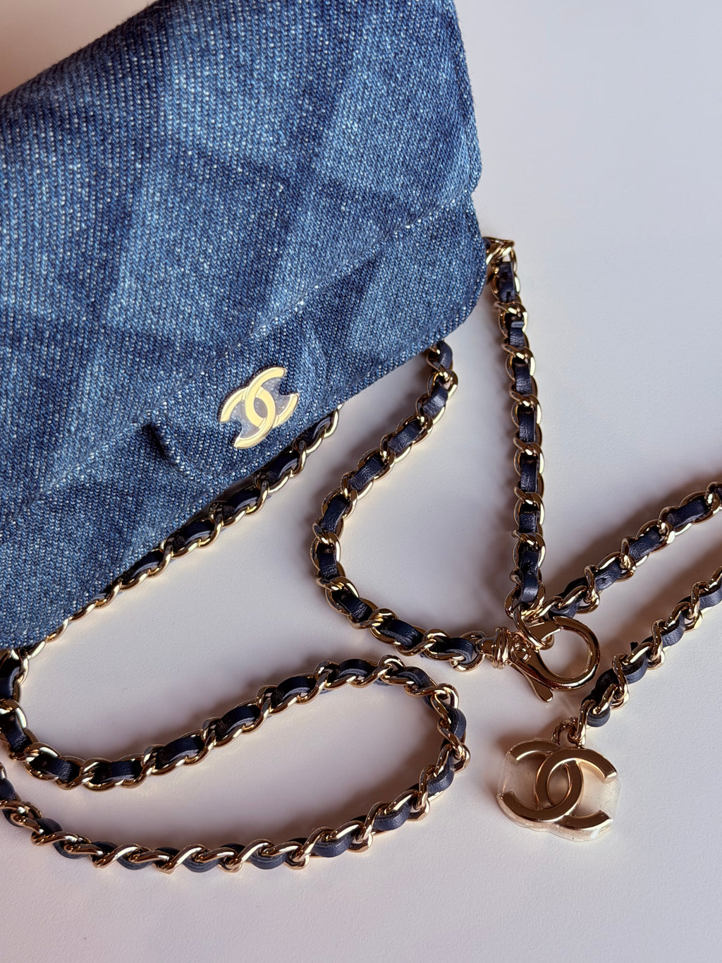 Chanel Denim Waist Bag