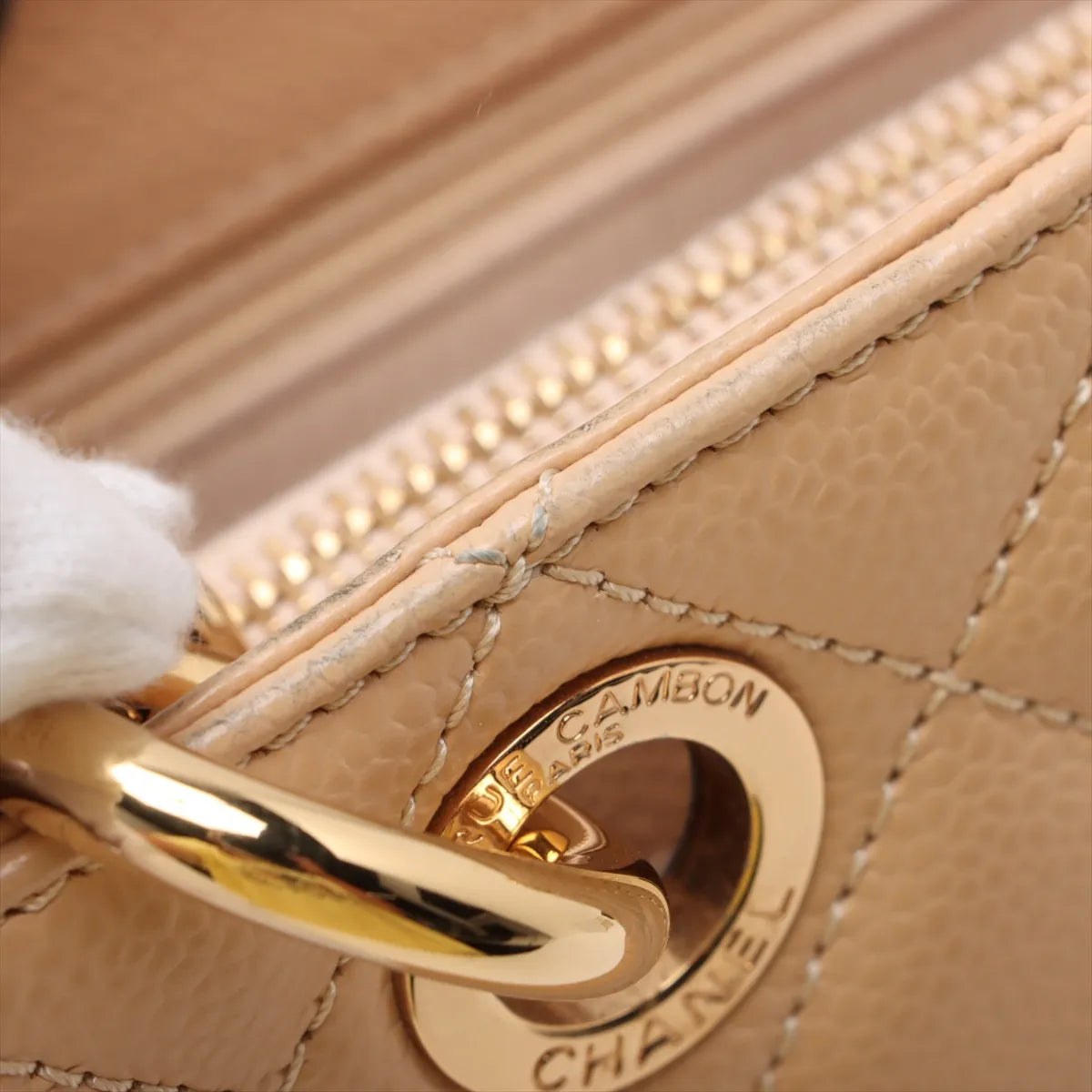 Chanel GST Caviar Tote Bag Beige