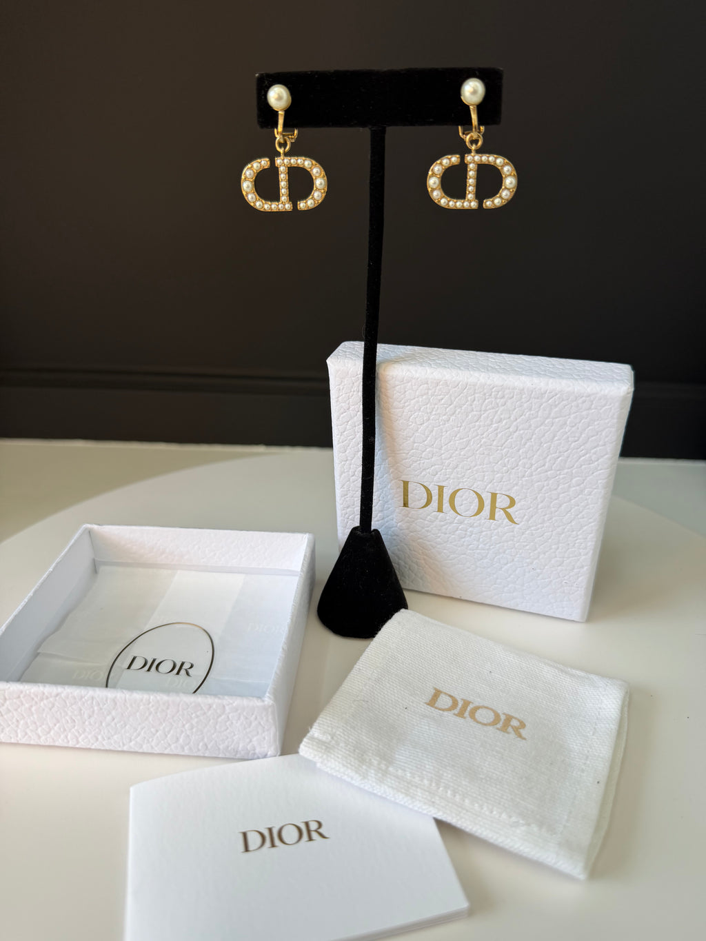 Dior Clip On Earrings