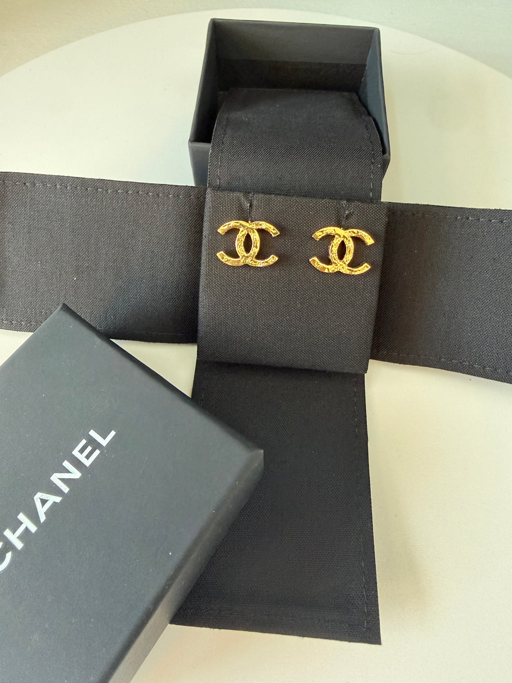 Chanel Gold Studs