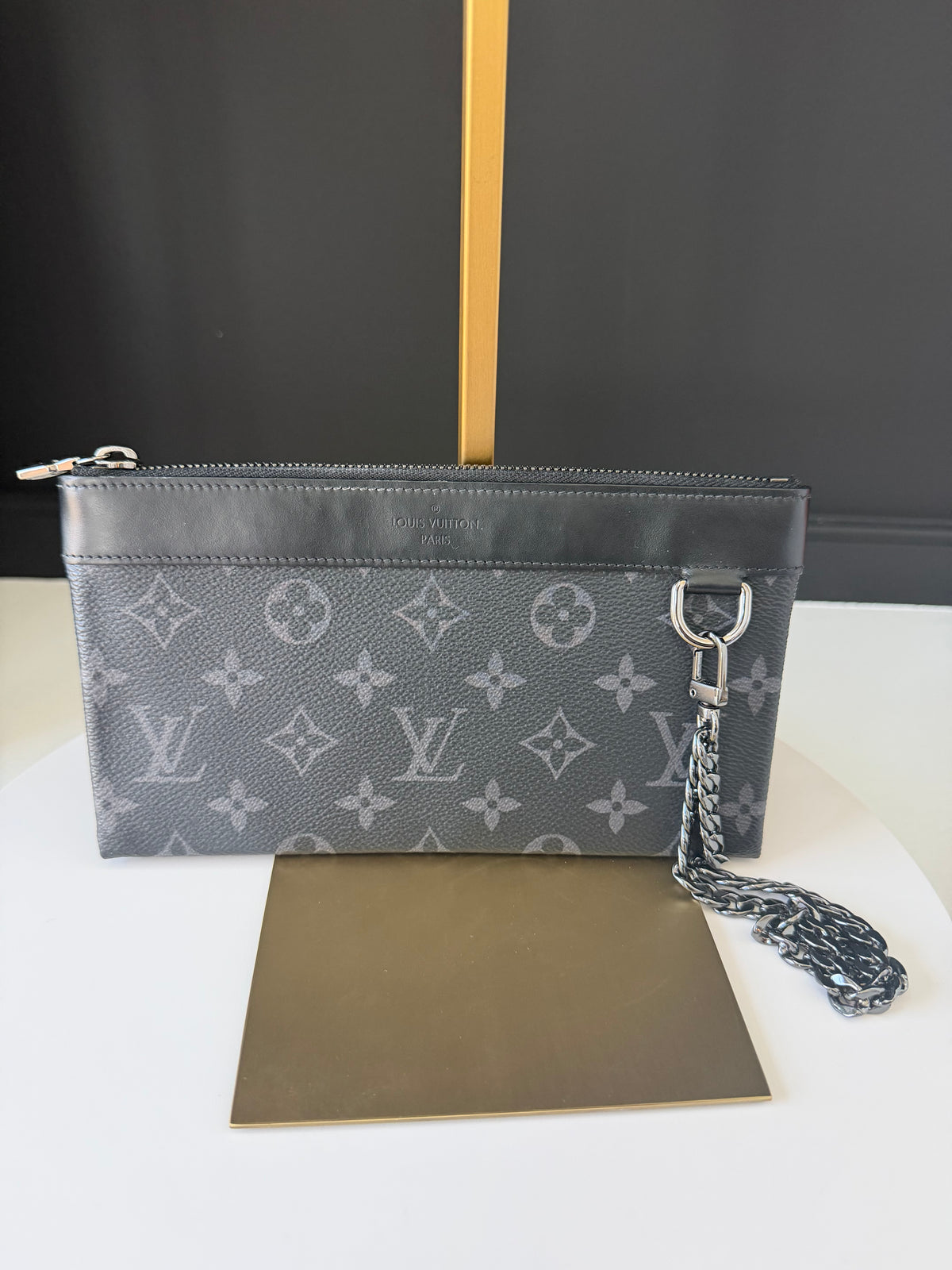 Louis Vuitton Pouch with Unbranded Chain