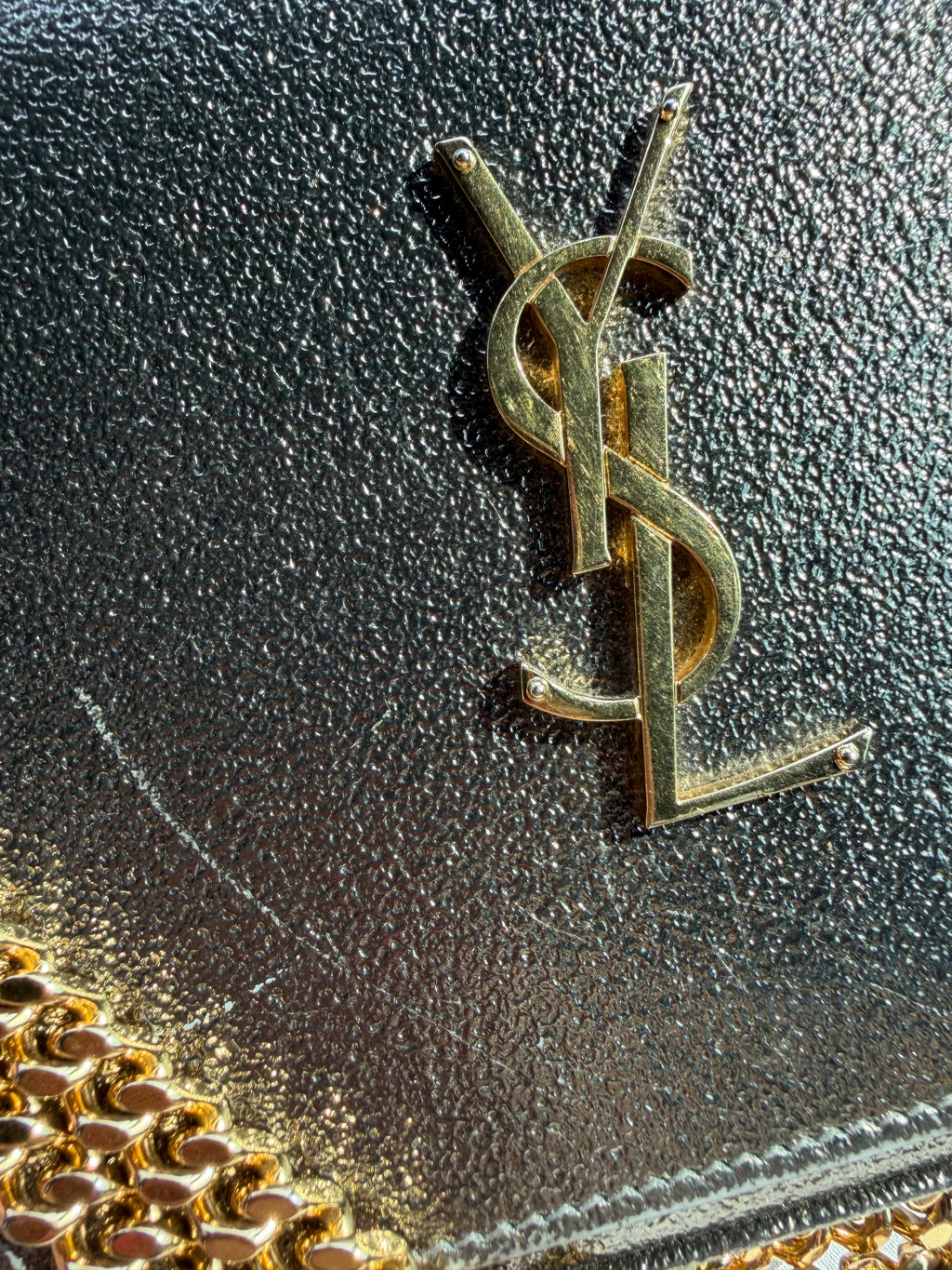YSL Dark Gold Crossbody