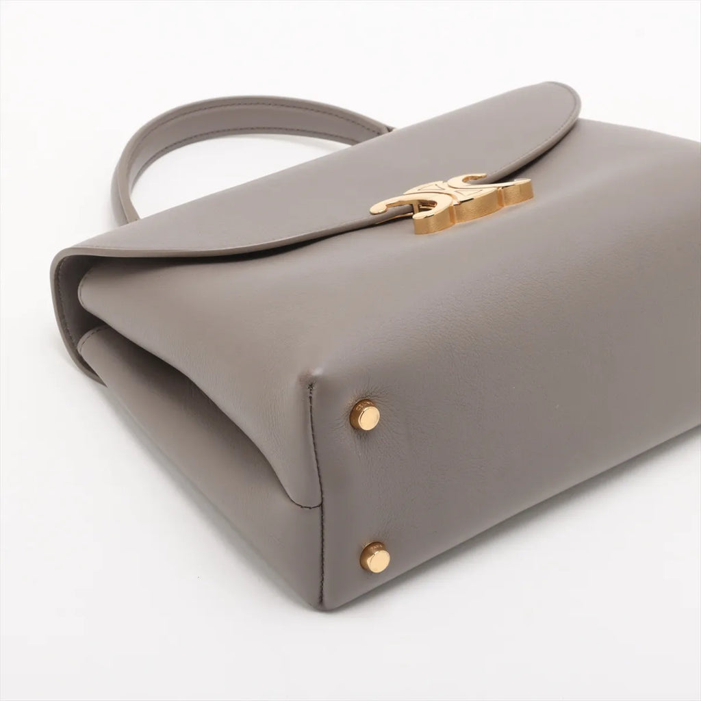 Celine Triomphe Medium Nino Handbag Gray
