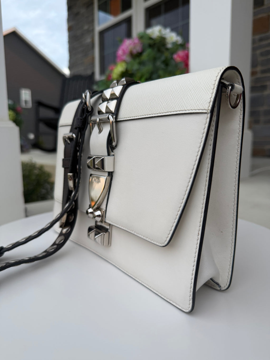 Prada White Crossbody