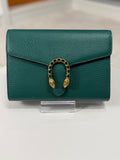 Gucci Dionysus Wallet On Chain Green
