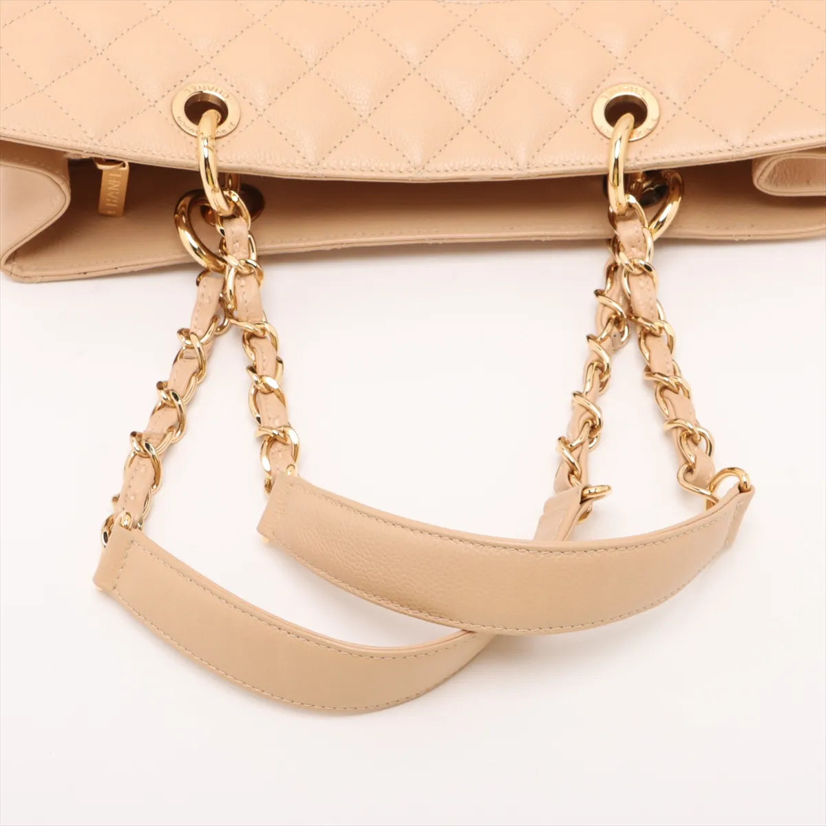 Chanel GST Caviar Tote Bag Beige