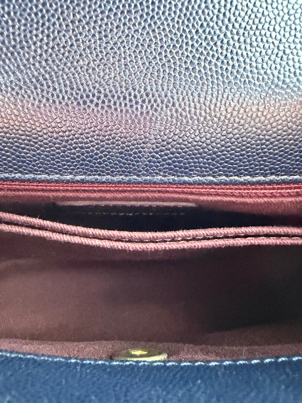 Chanel Coco Handle Navy Blue