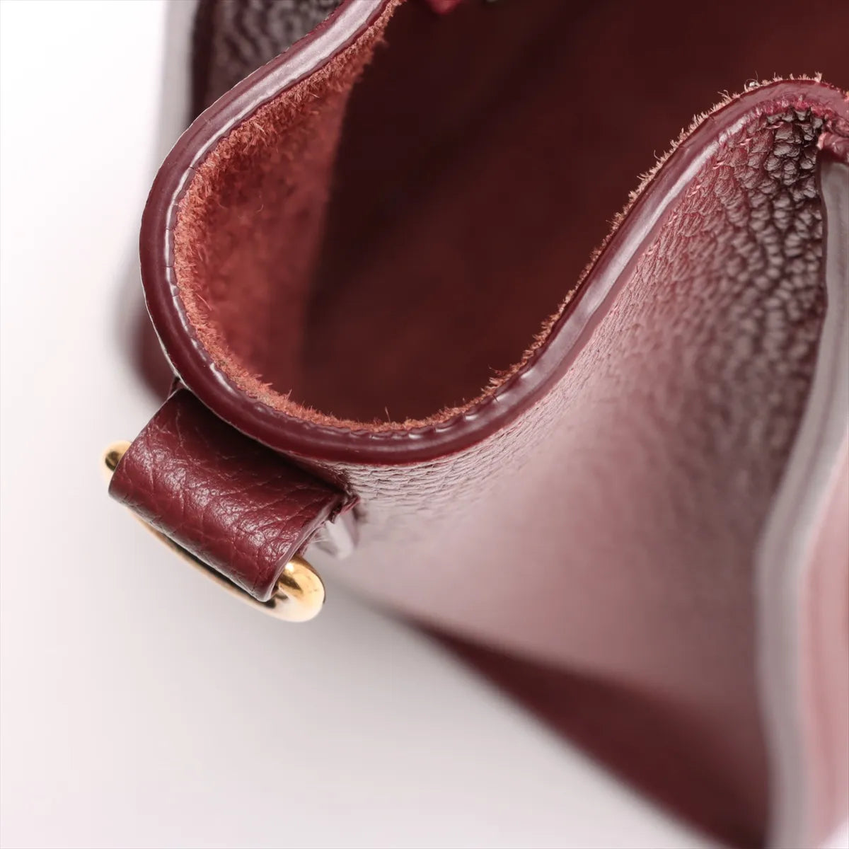 Celine Nano Luggage Shopper Bordeaux