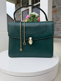 Bvlgari Green Top Handle
