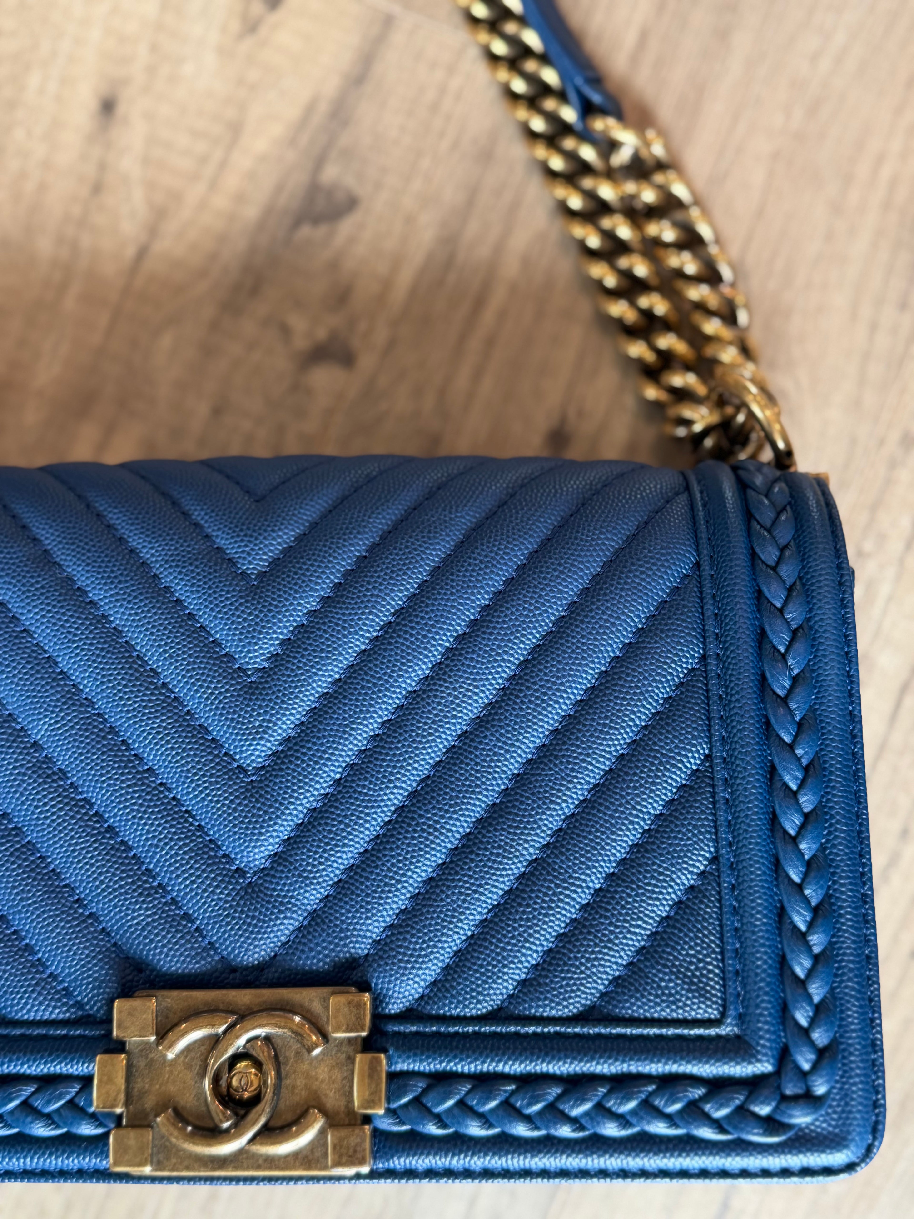 Chanel Caviar Boy Bag Medium