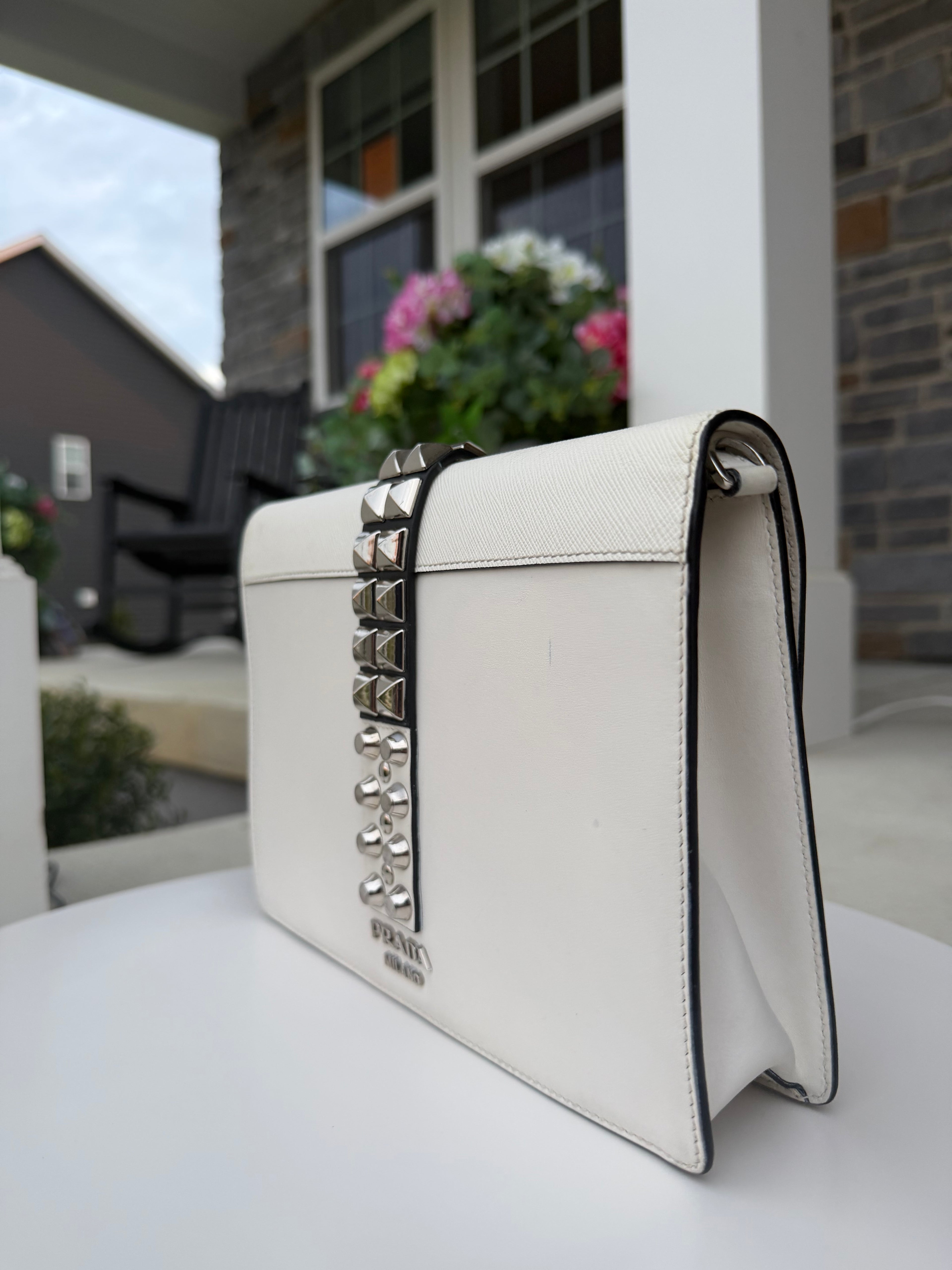 Prada White Crossbody