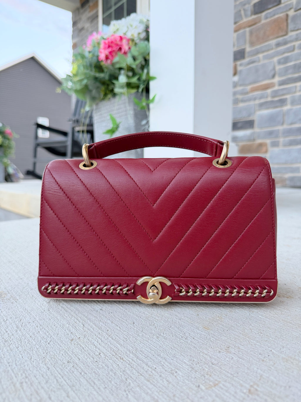 Chanel Chevron Two Way
