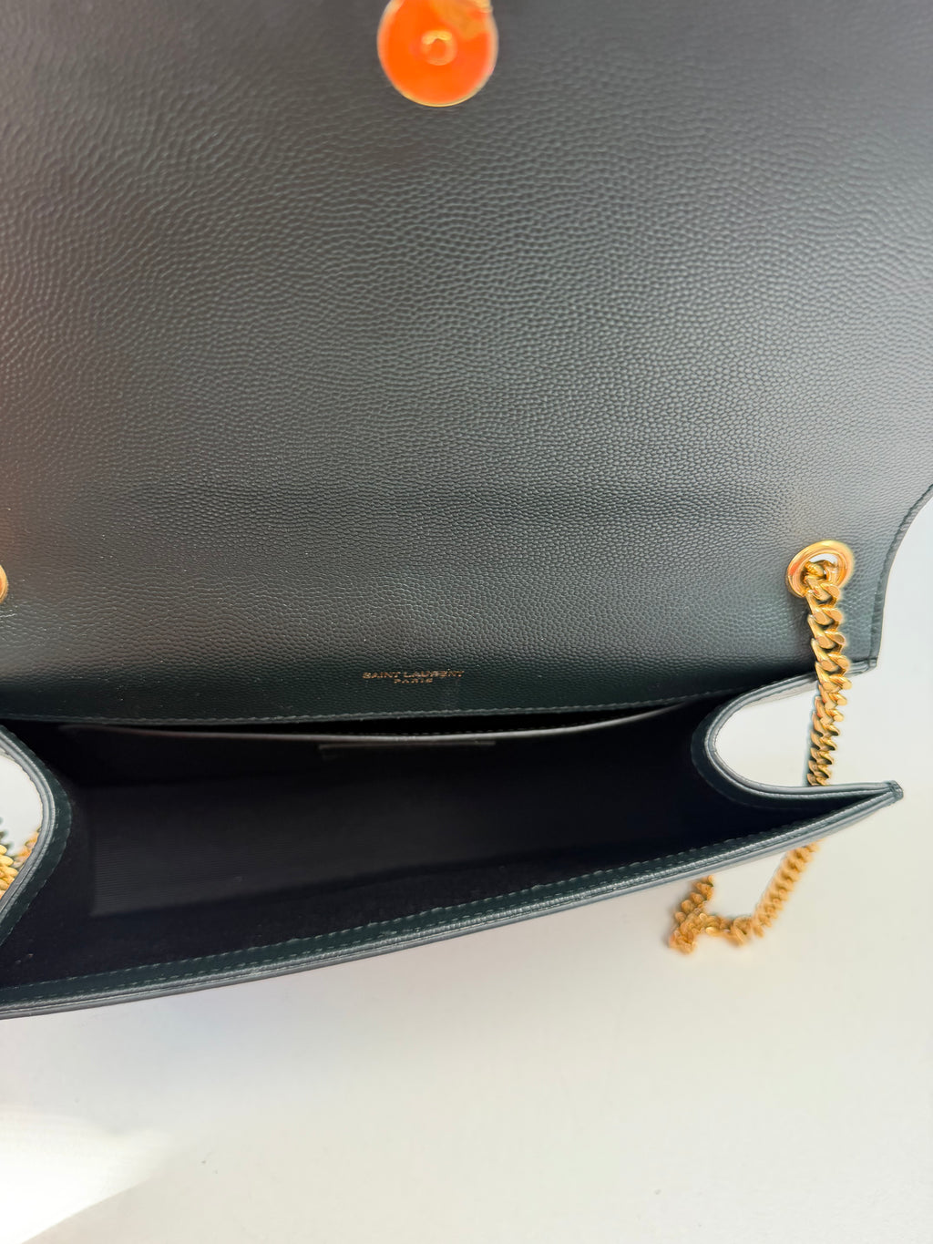 YSL Dark Green Crossbody