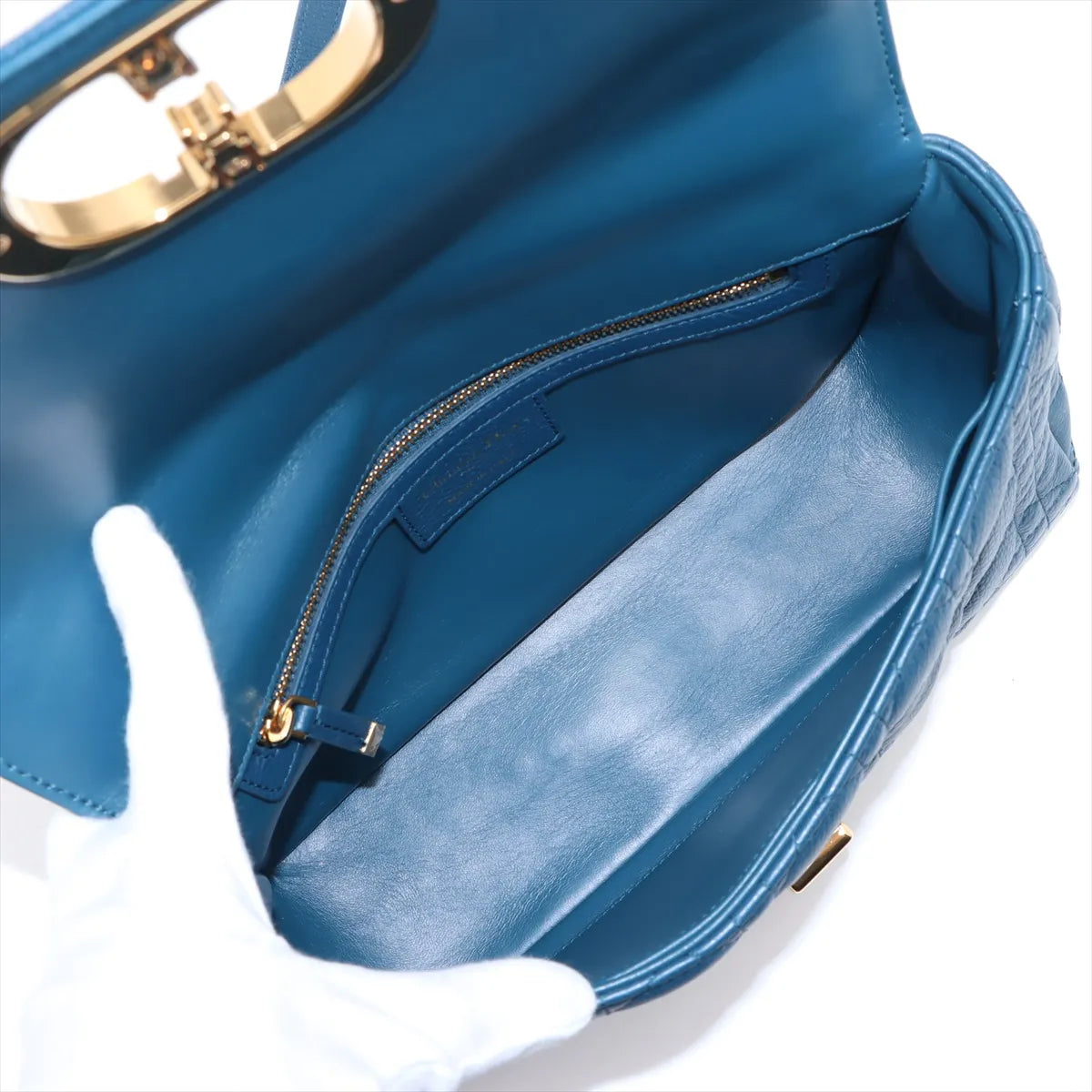 Christian Dior Teal Caro