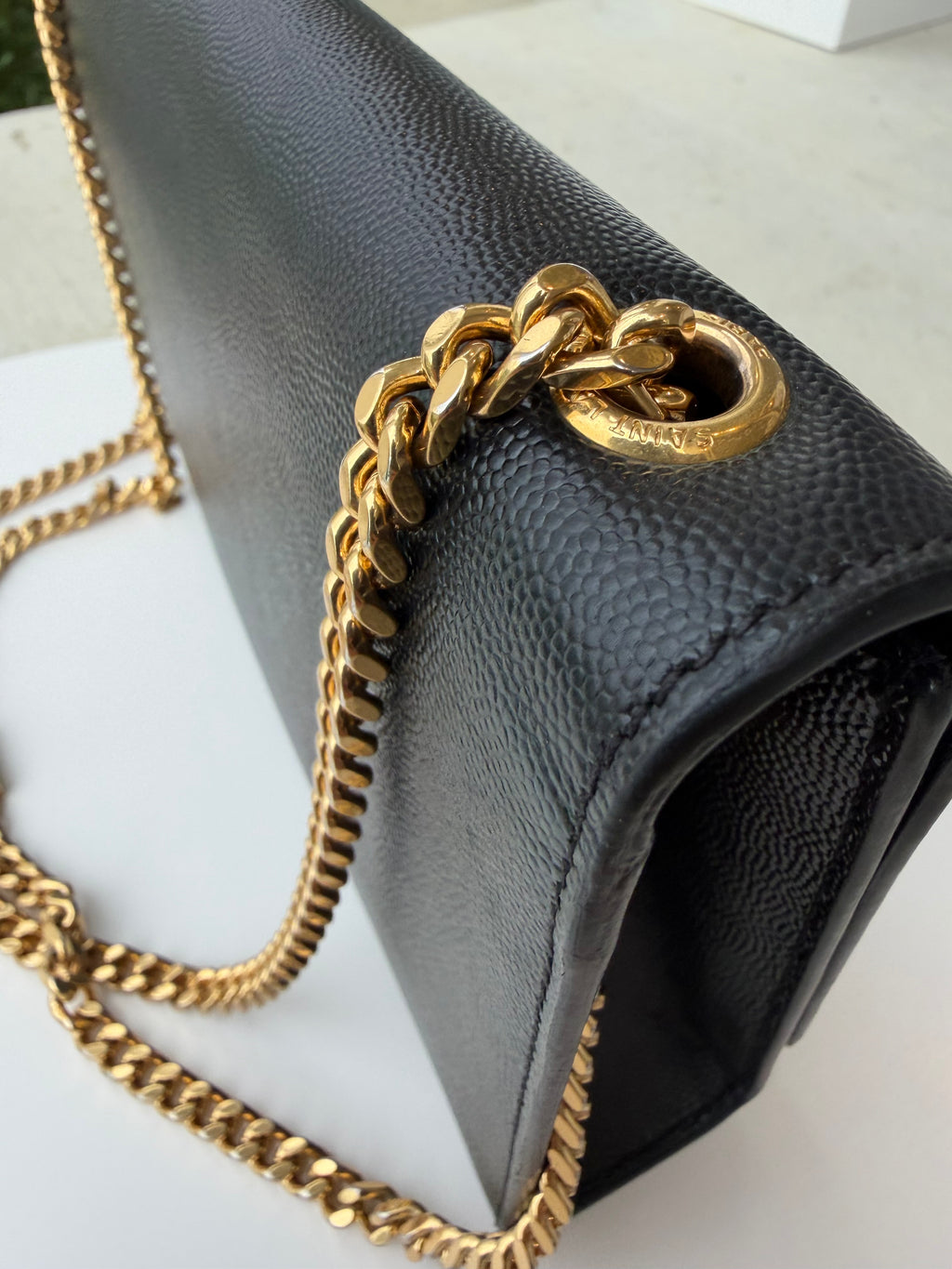 YSL Crossbody Black