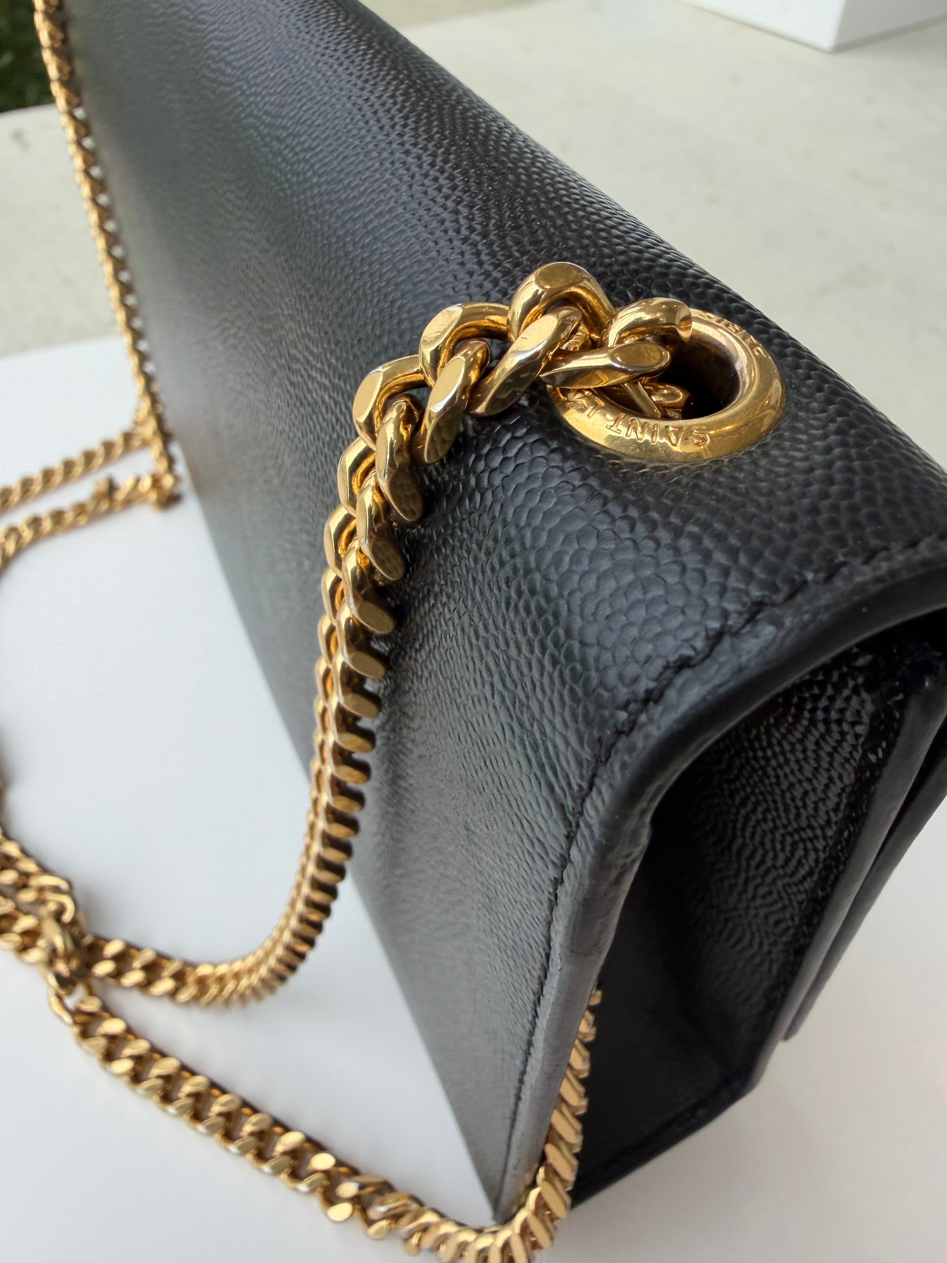 YSL Crossbody Black