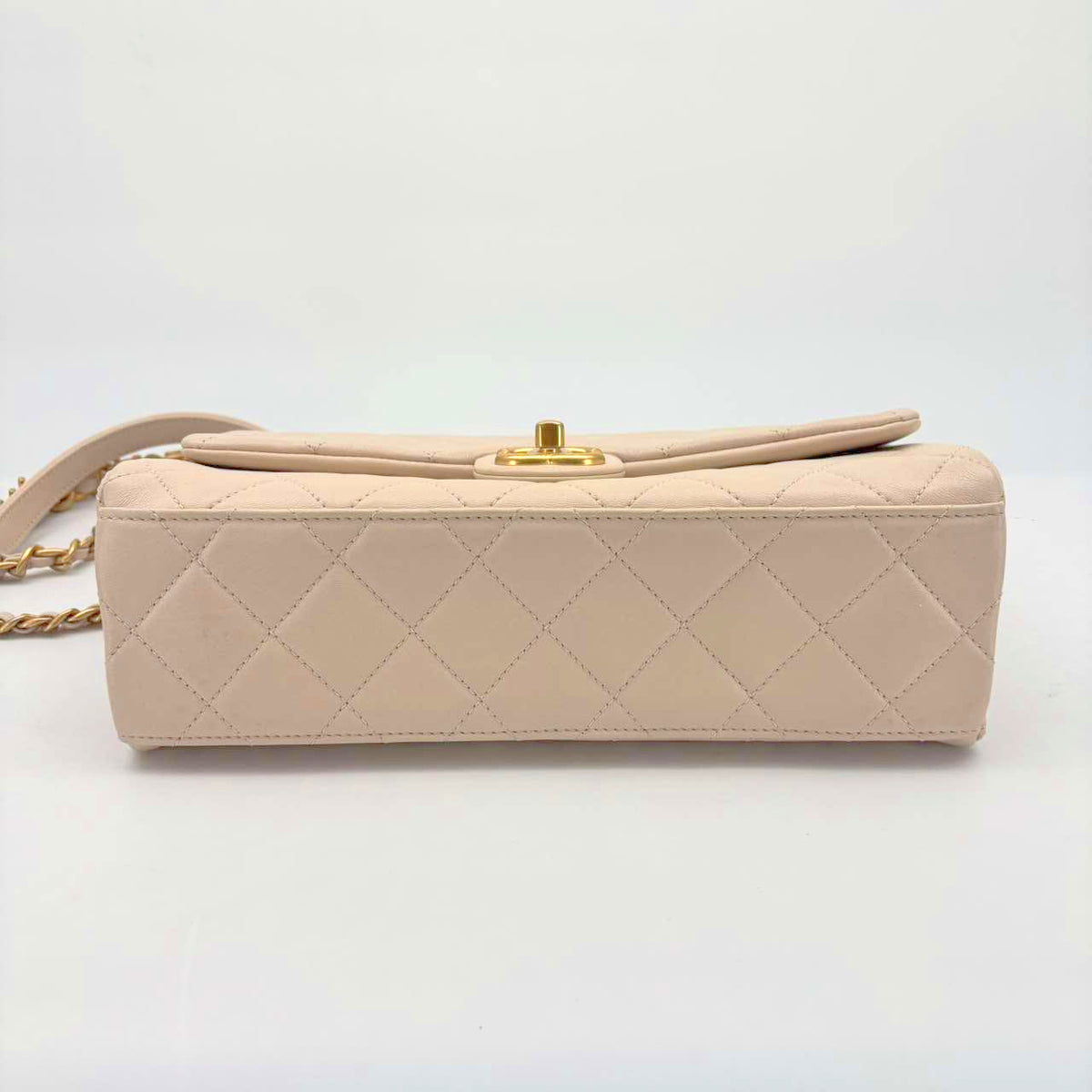 Chanel Beige Microchipped Crossbody