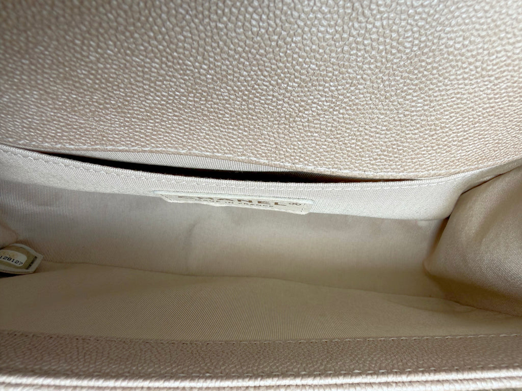 Chanel Pearlescent Medium Boy Bag