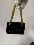 Bottega Two Way Black Handbag