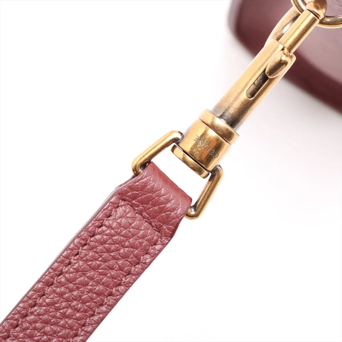 Celine Nano Luggage Shopper Bordeaux