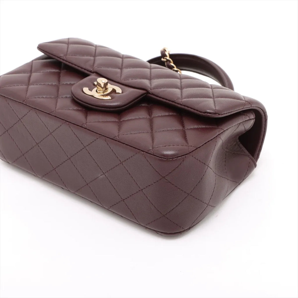Chanel Brown Mini Top Handle