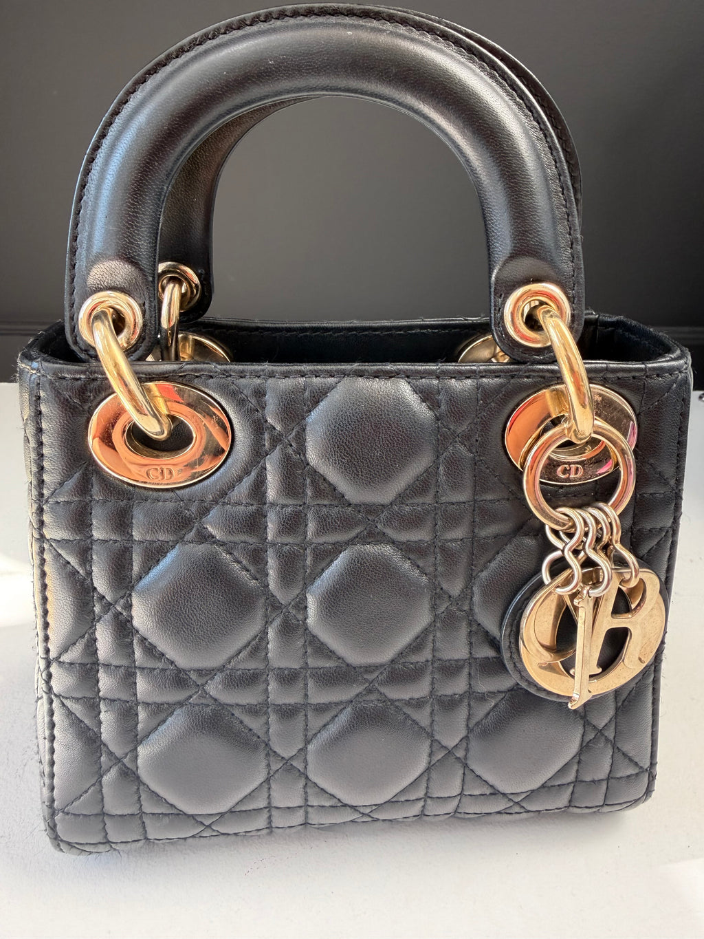 Christian Dior Lady Mini Black