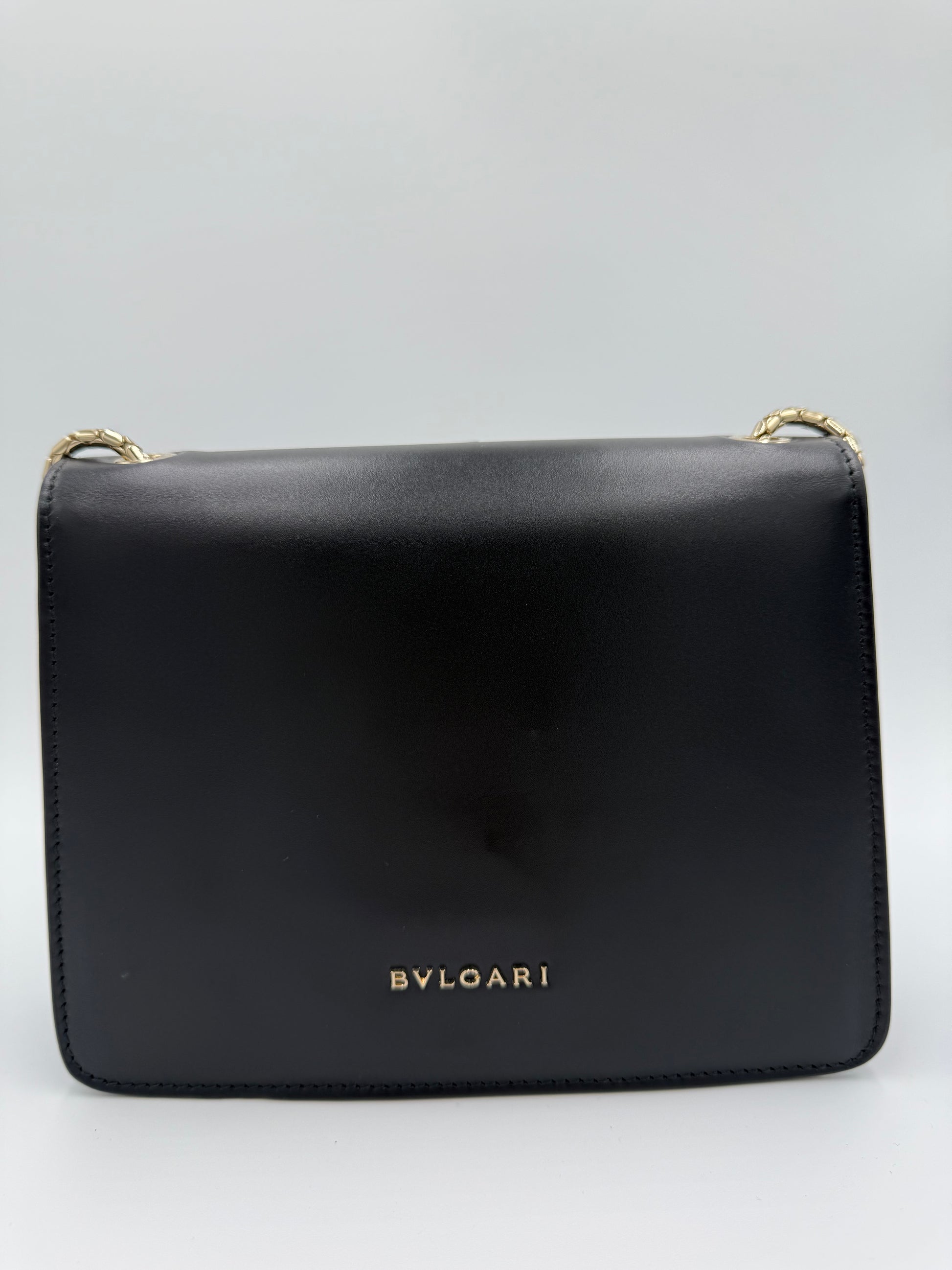 Bvlgari Black Crossbody + Shoulder