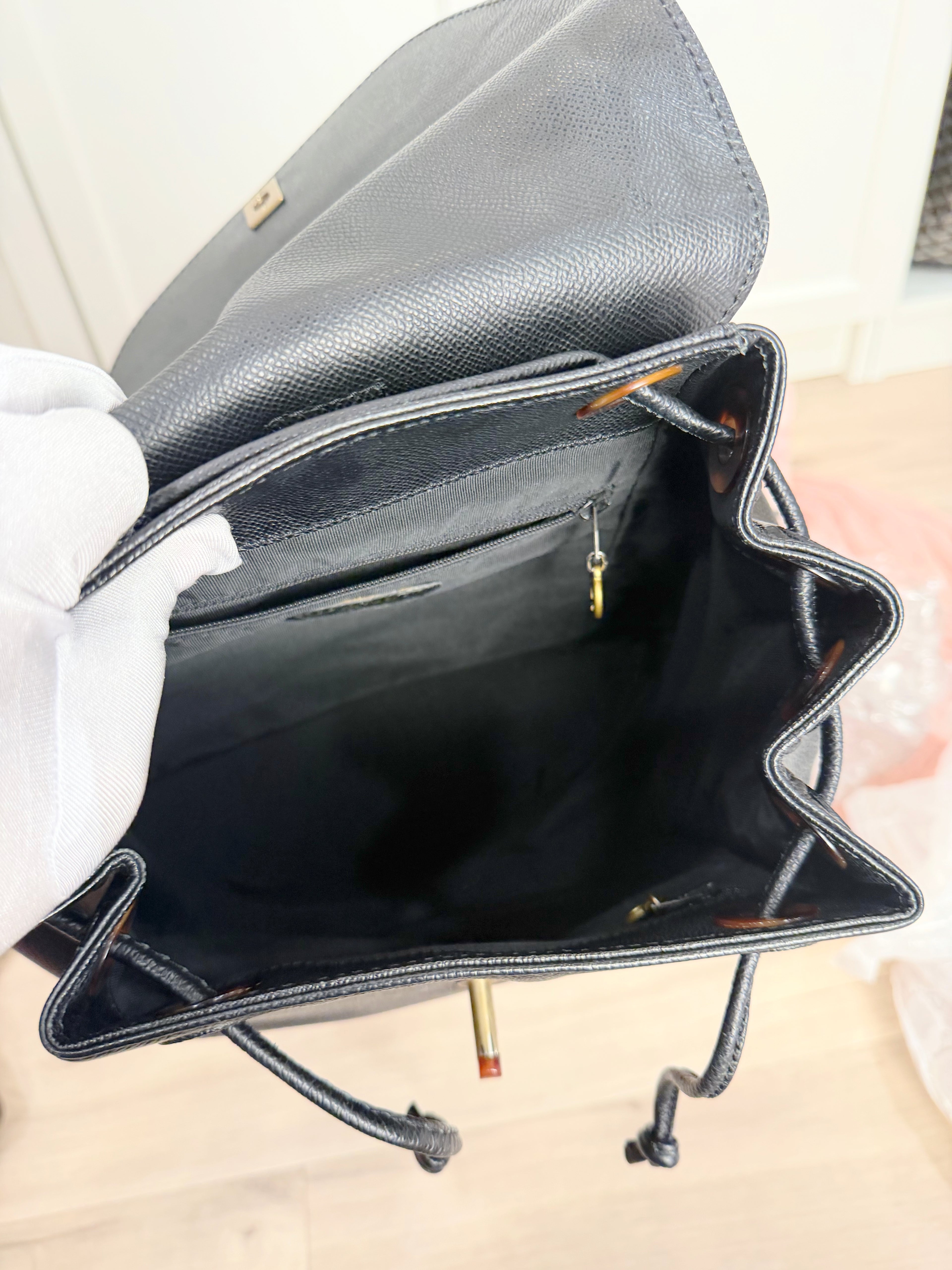 Chanel Caviar Black Backpack