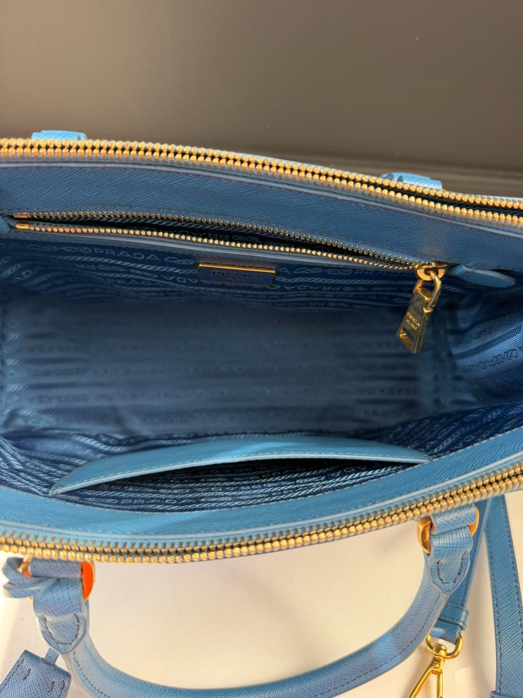 Prada Blue Galleria