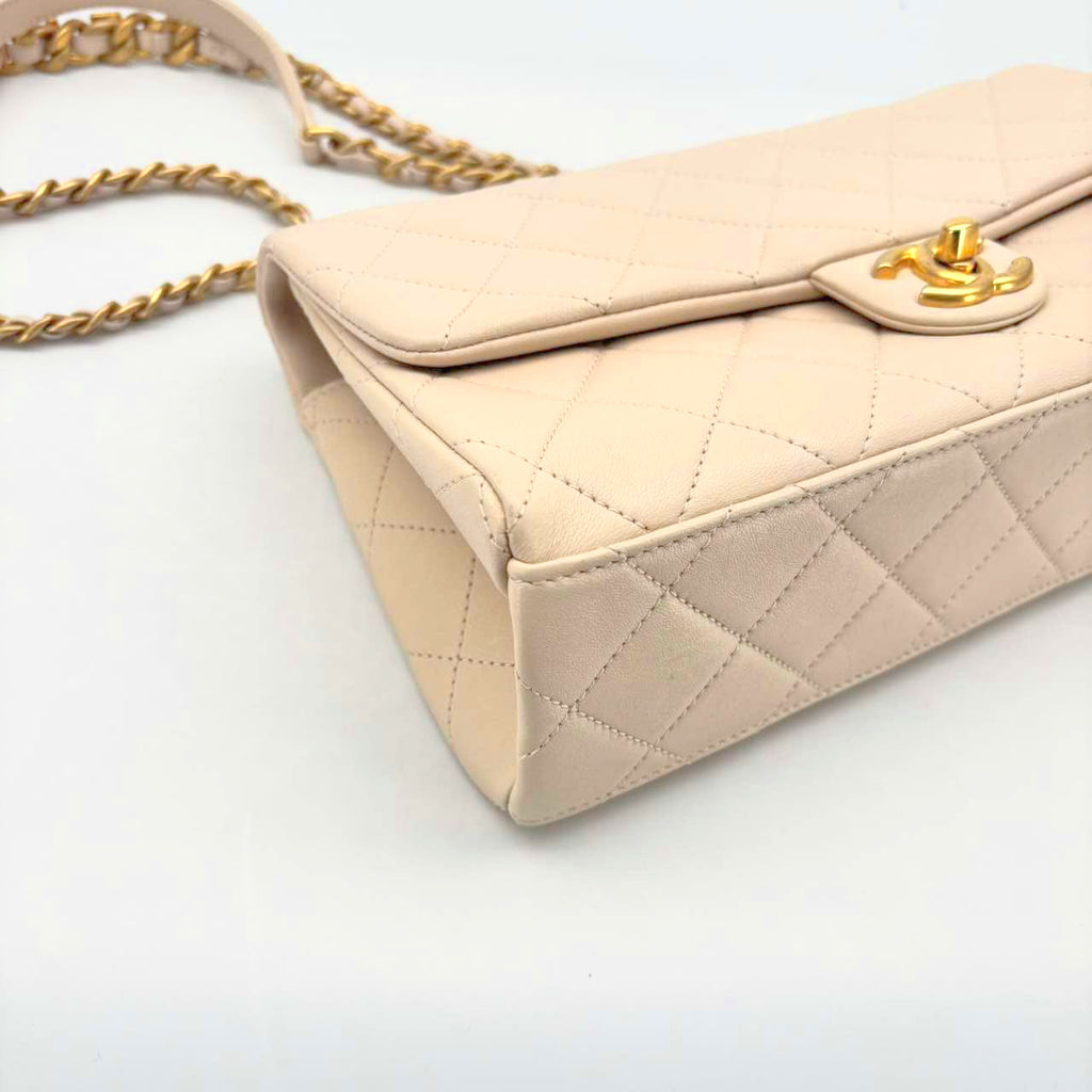 Chanel Beige Microchipped Crossbody
