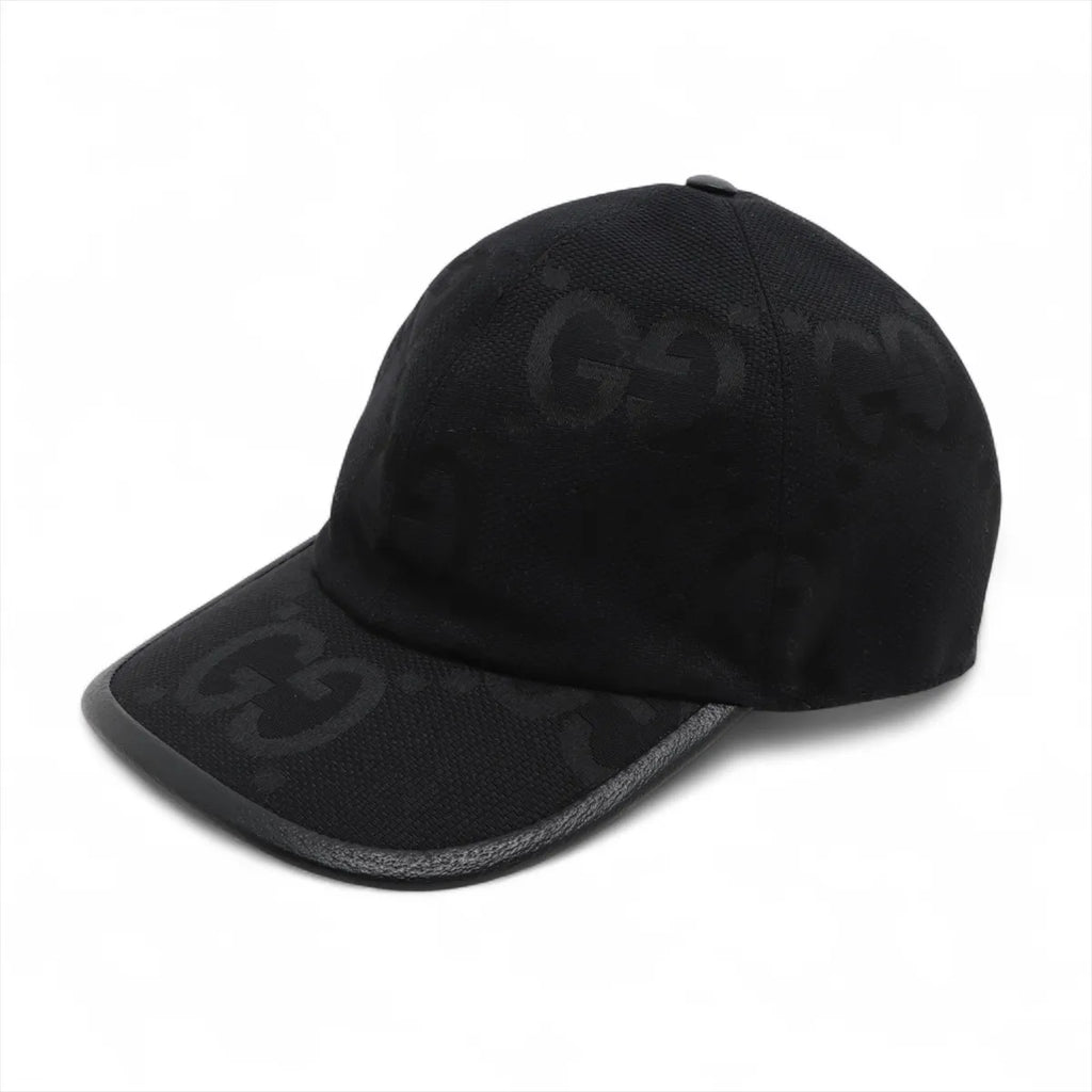 Gucci GG Cap Large Cotton & Polyester Black