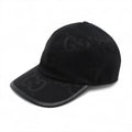 Gucci GG Cap Large Cotton & Polyester Black