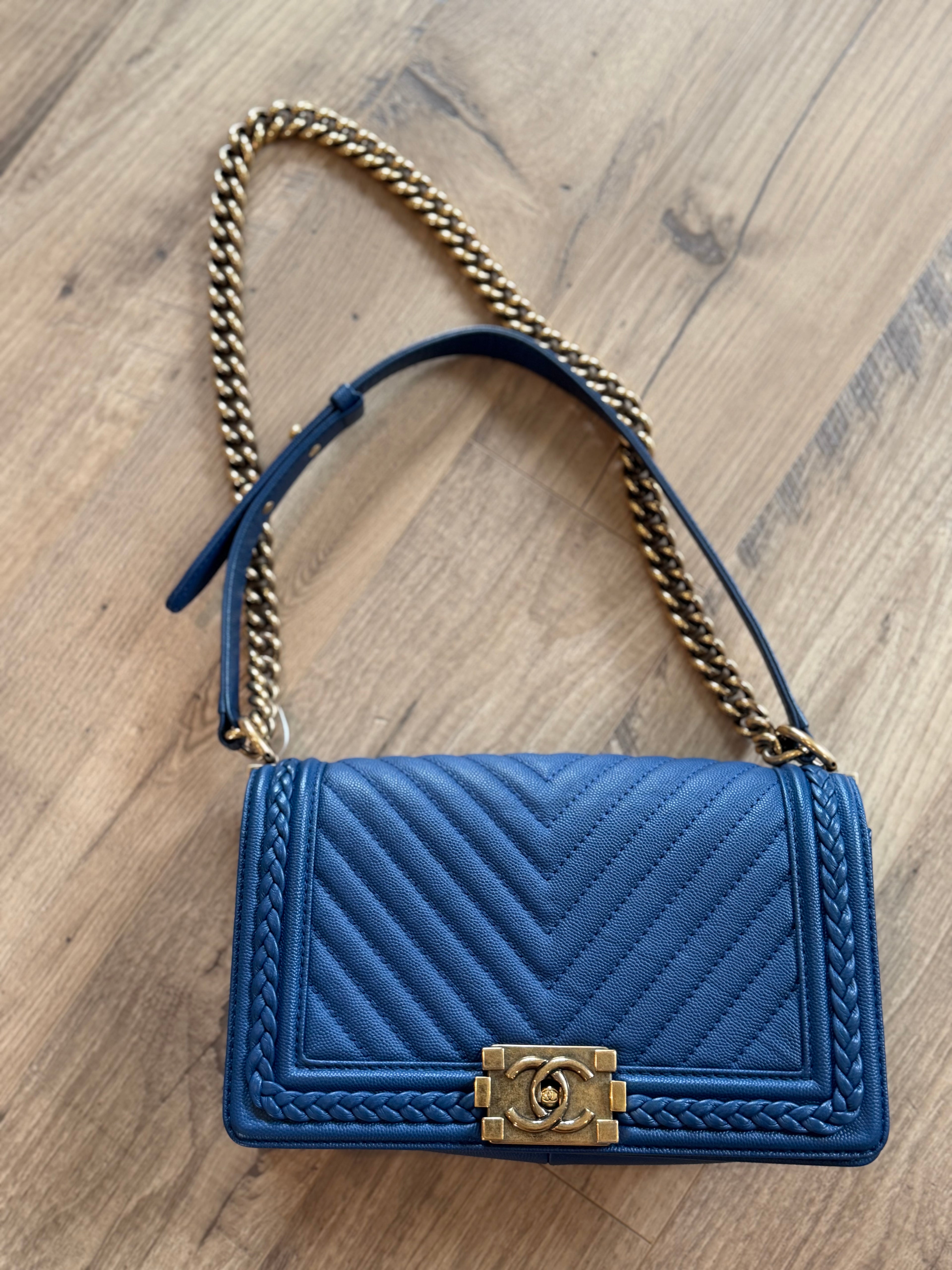 Chanel Caviar Boy Bag Medium