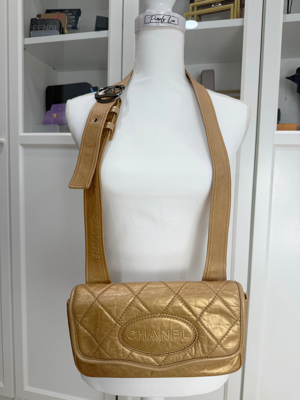 Chanel Metallic Belt Bag