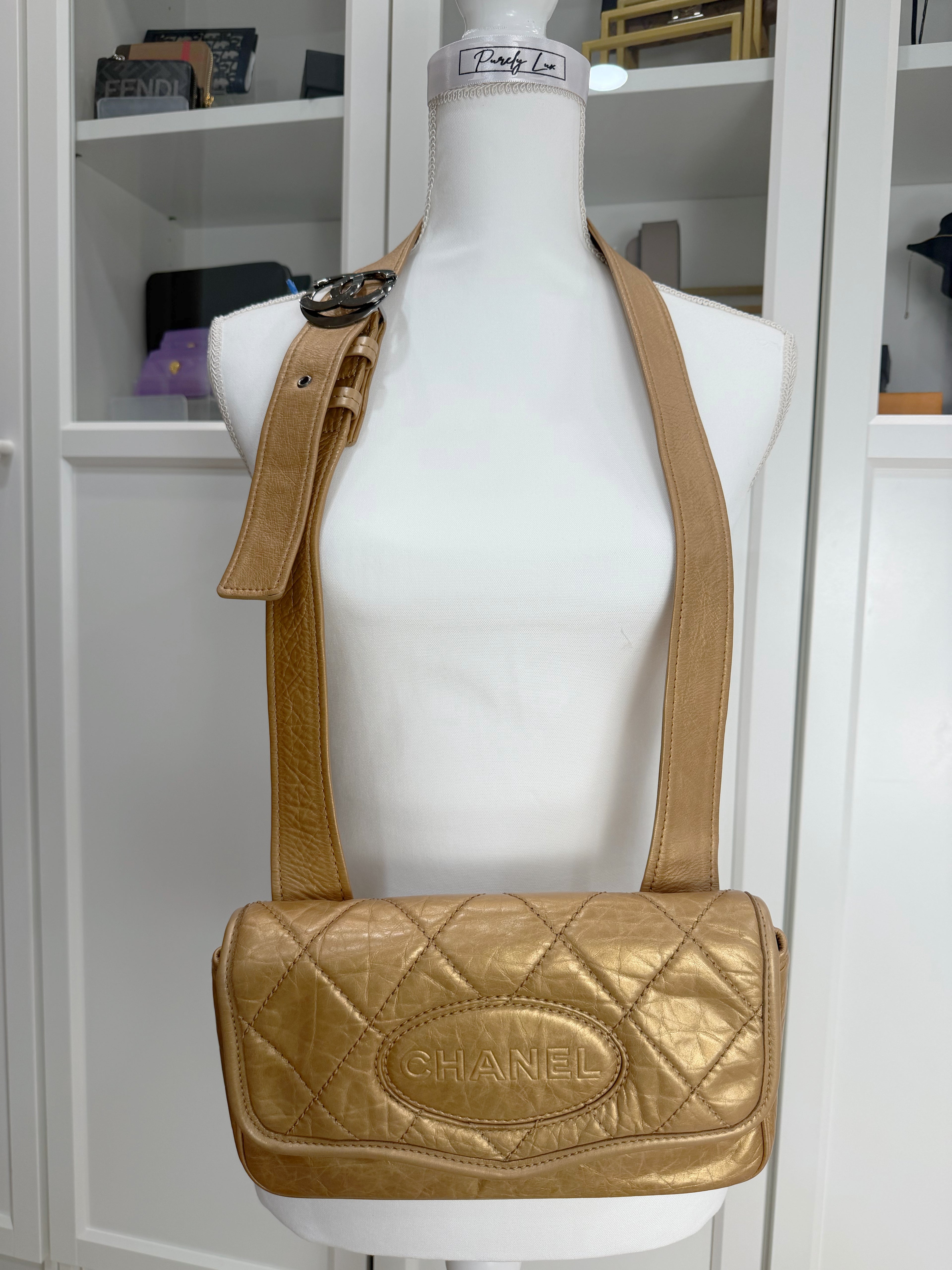 Chanel Metallic Belt Bag