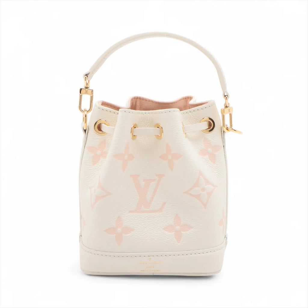 Louis Vuitton Bicolor Monogram Empreinte Nano Noe