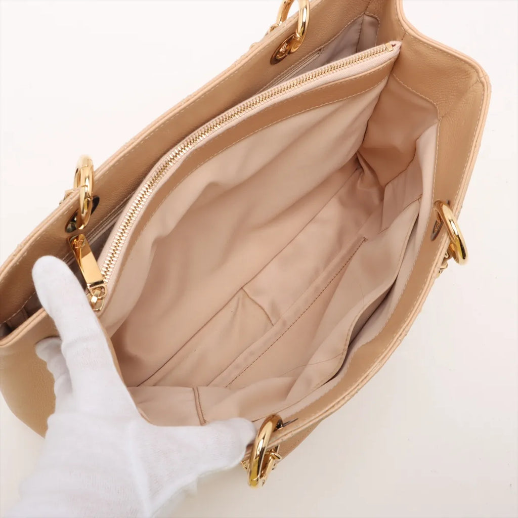 Chanel GST Caviar Tote Bag Beige