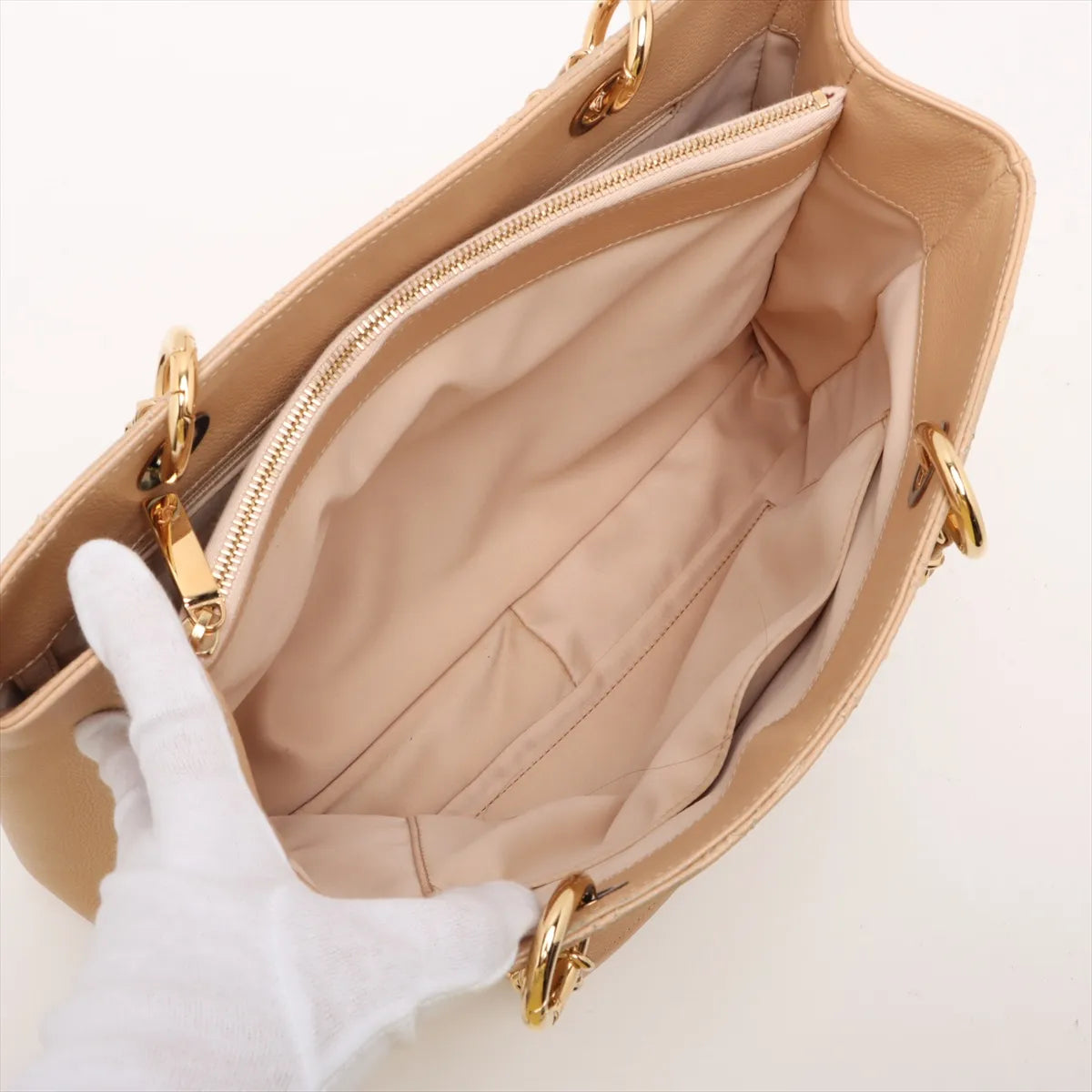 Chanel GST Caviar Tote Bag Beige