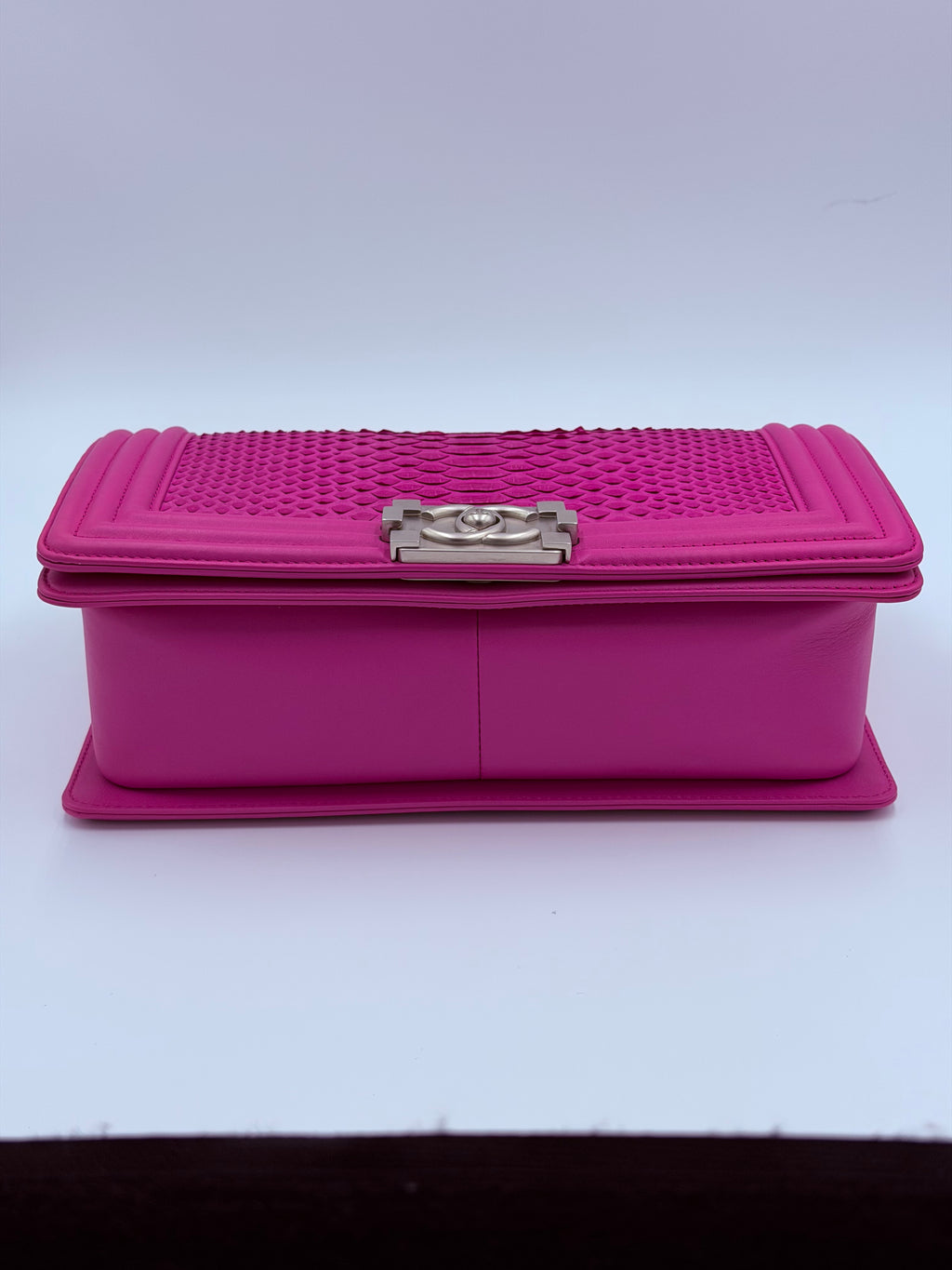 Chanel Boy Bag Medium Python