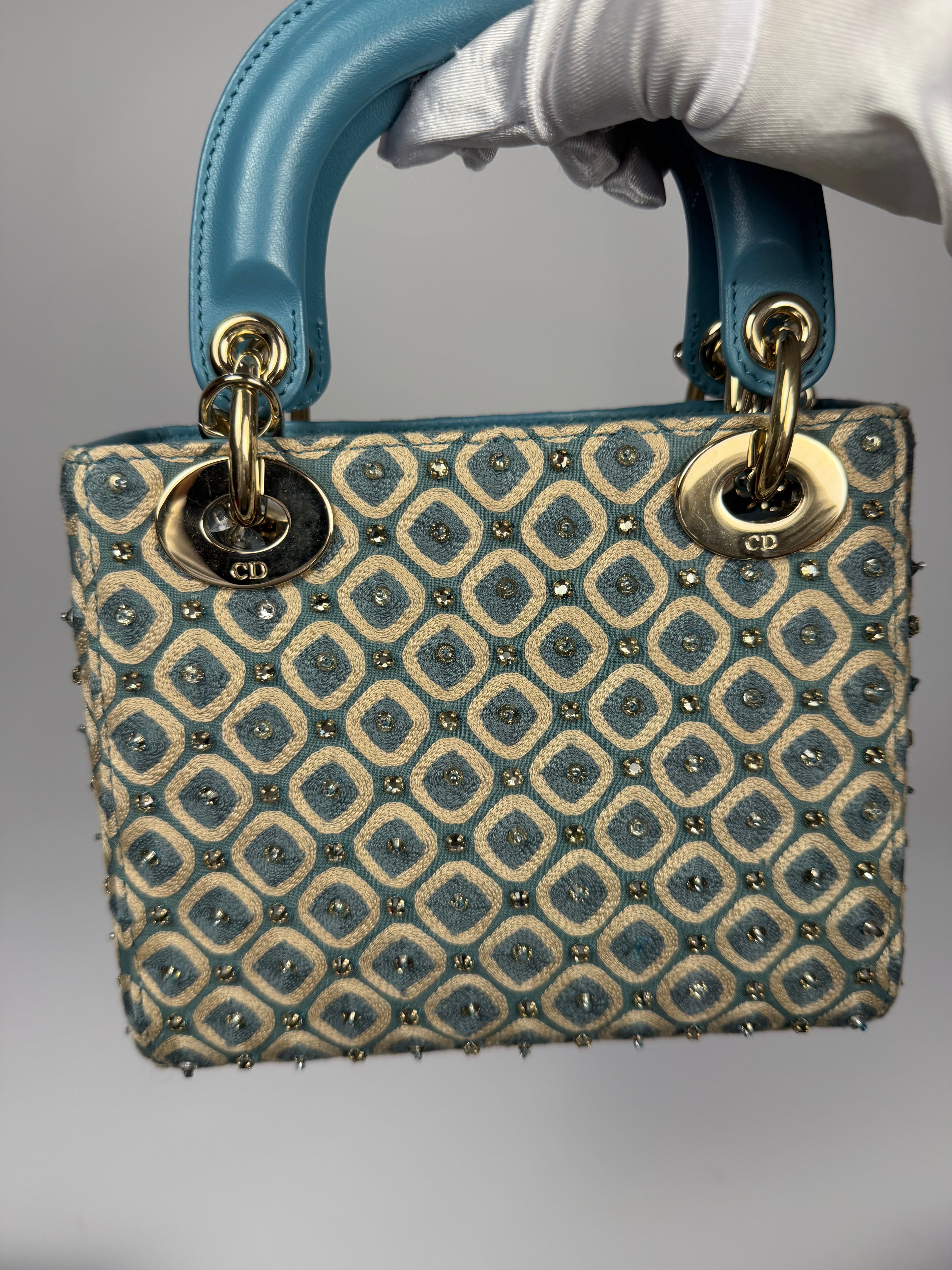 Christian Dior Mini Lady Sequins