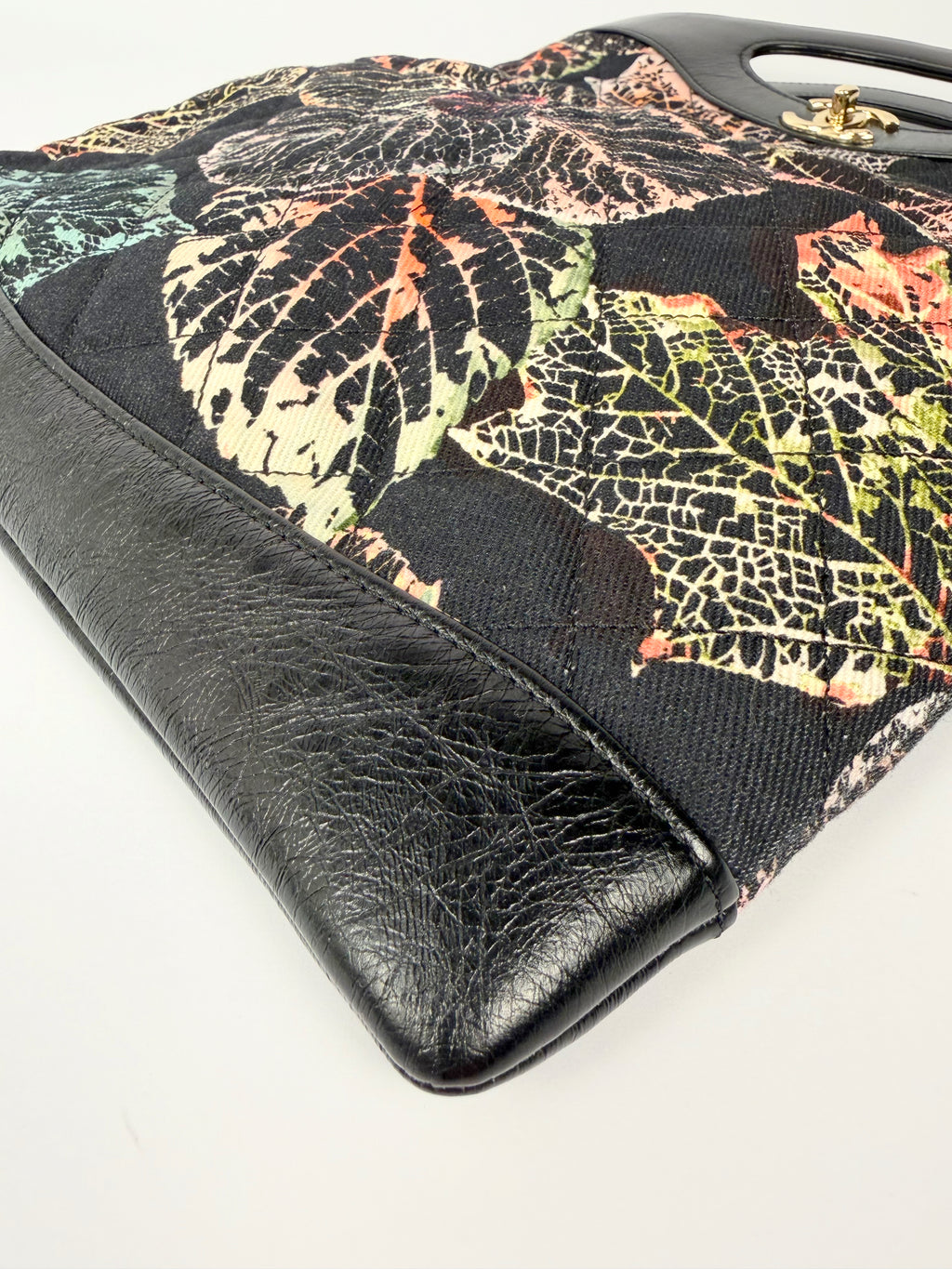 Chanel Floral Kelly Style Clutch
