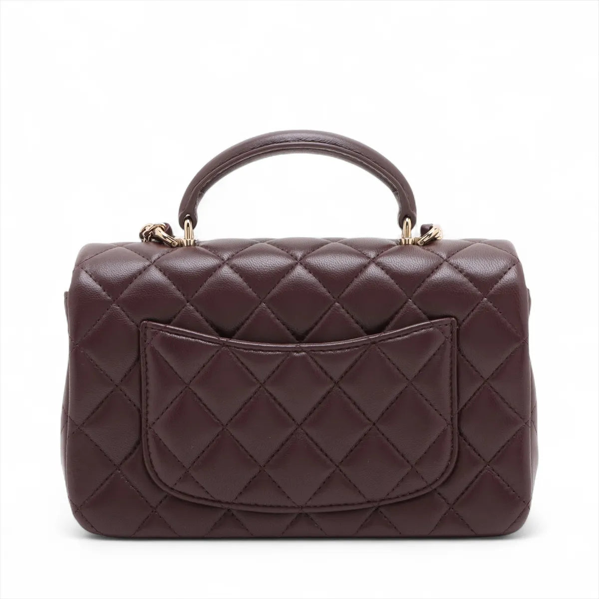 Chanel Brown Mini Top Handle