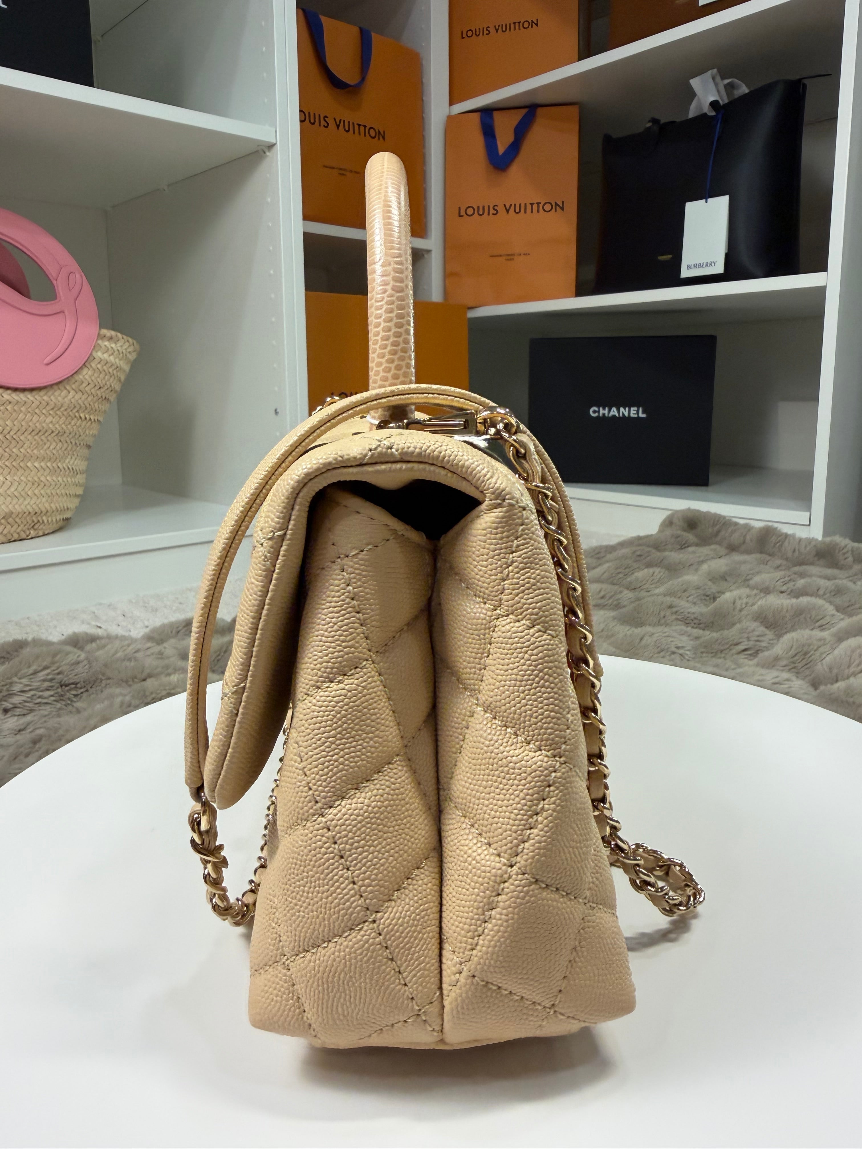 Chanel Coco Handle Beige Mini