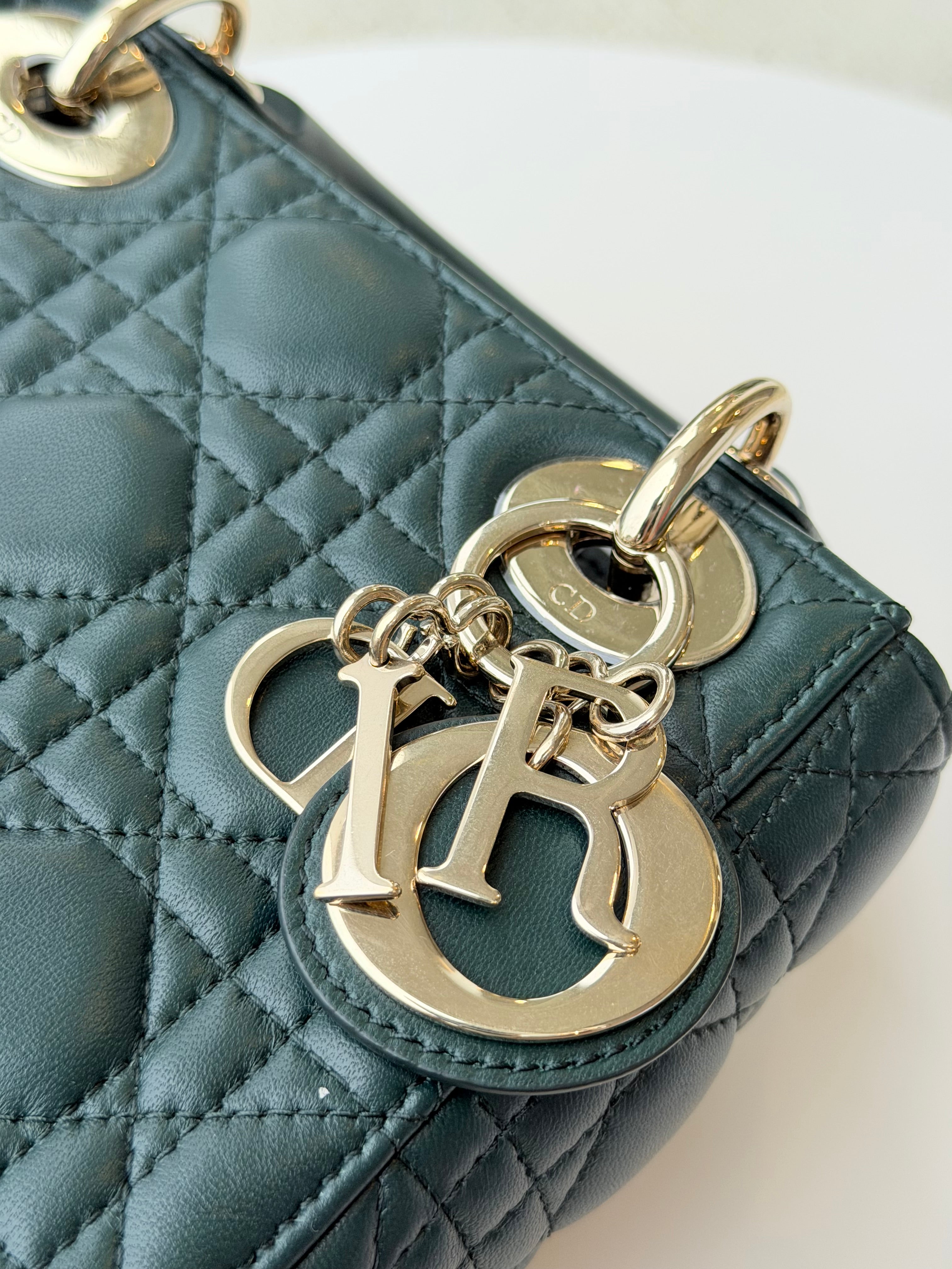 Christian Dior Mini Lady Dior Green