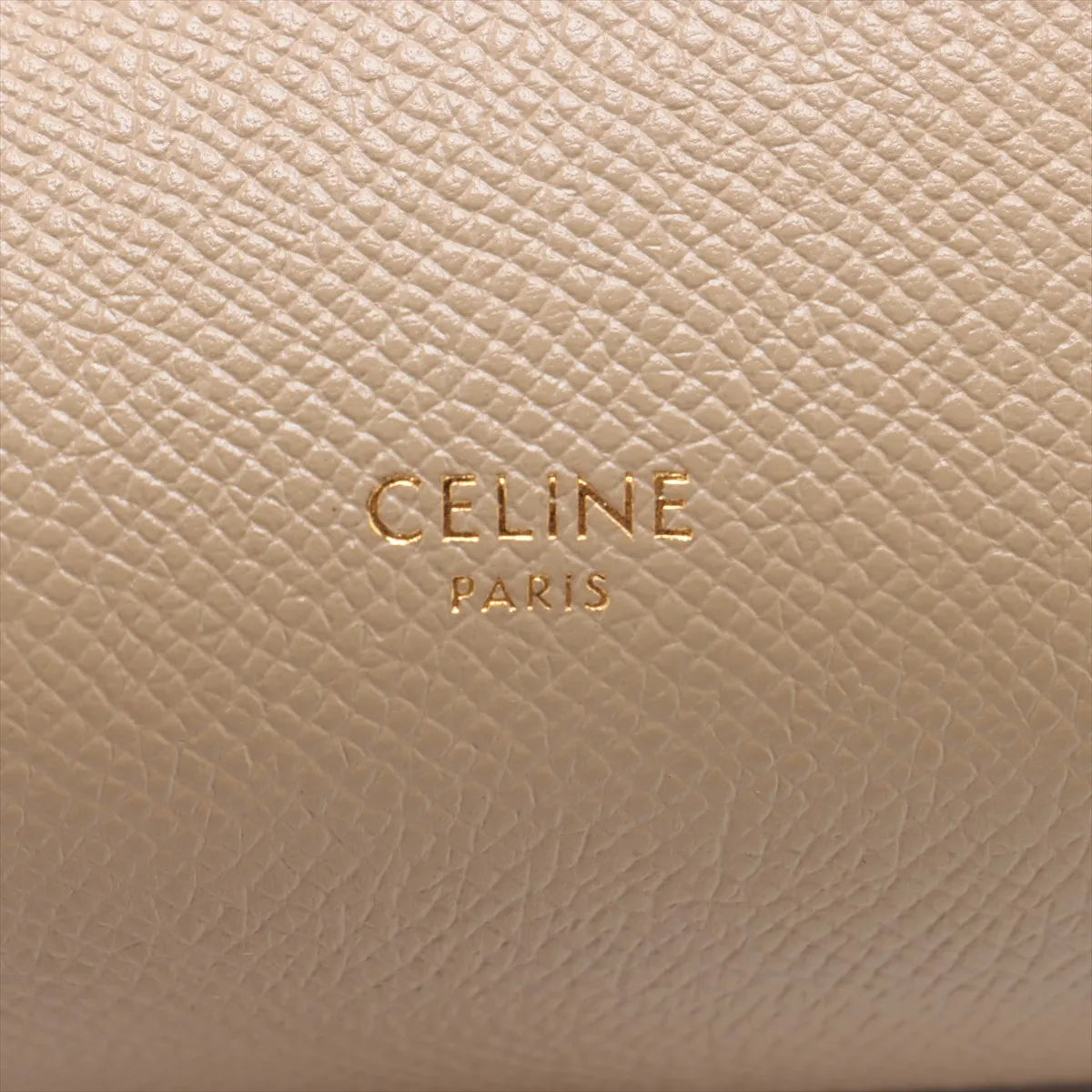 Celine Nano Leather 2 Way Handbag Beige