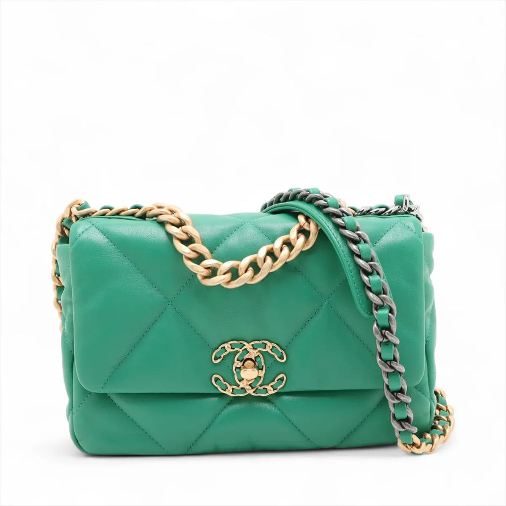 Chanel 19 Green Crossbody