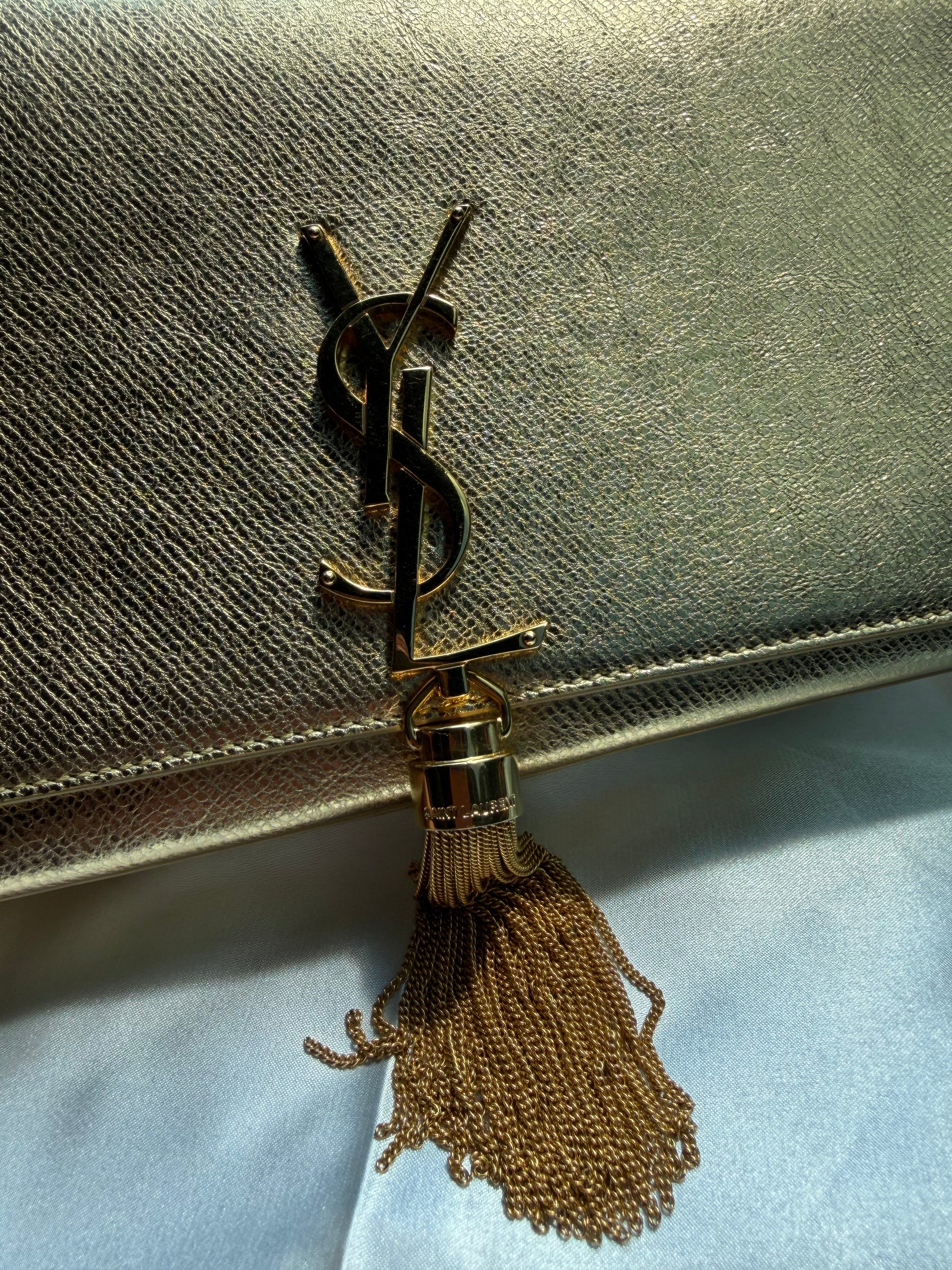 YSL Gold Crossbody